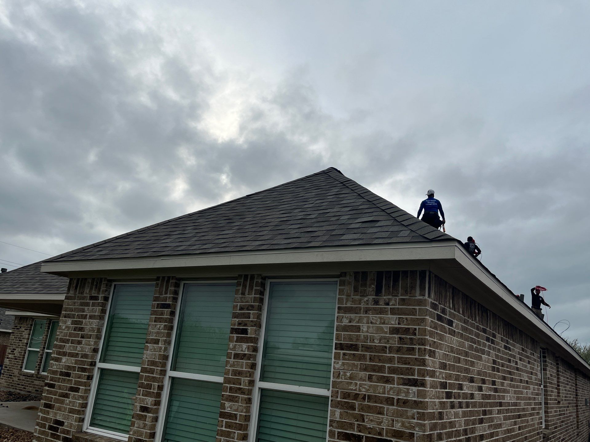 Hail Damage using Owen's Corning Duration (Lifetime) Shingles by Roof Repair Company