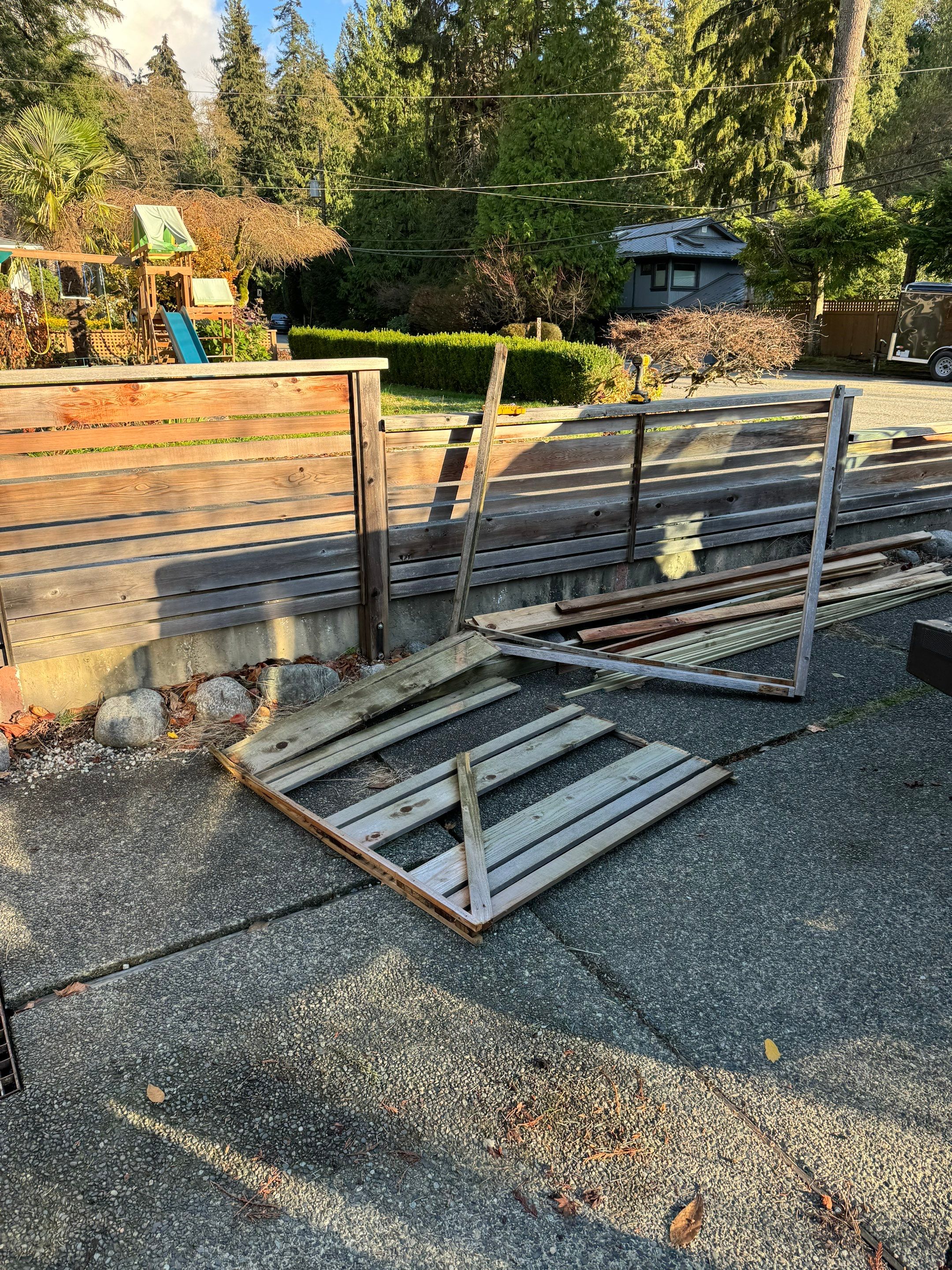 New Wooden Gate by YVR Construction Group