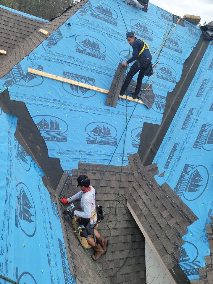 Residential Roofing Installation using Roof Replacement by American Roofing & Construction LLC