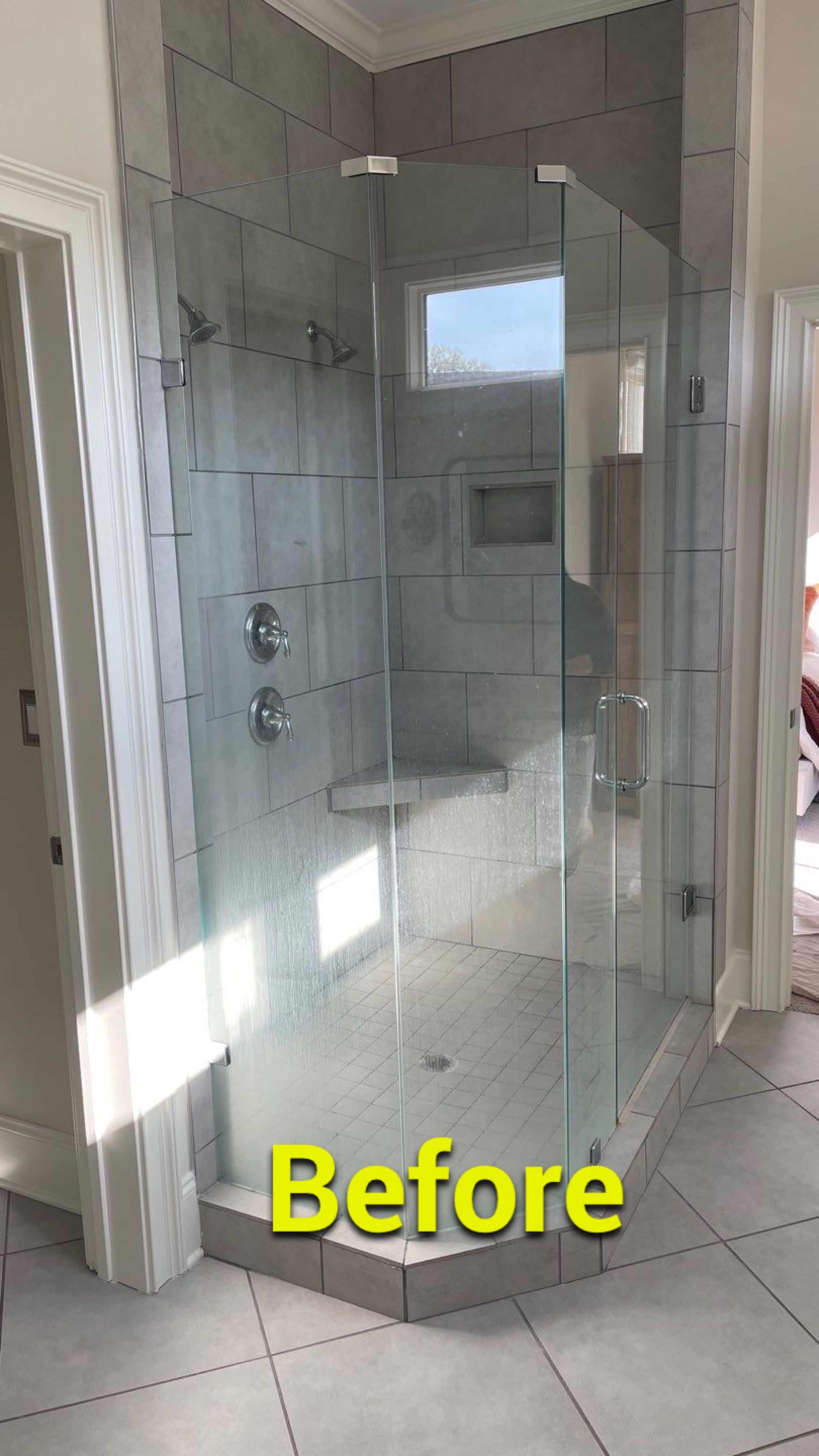 Glamorous Tile Shower Remodel by Footprints Floors of East Atlanta