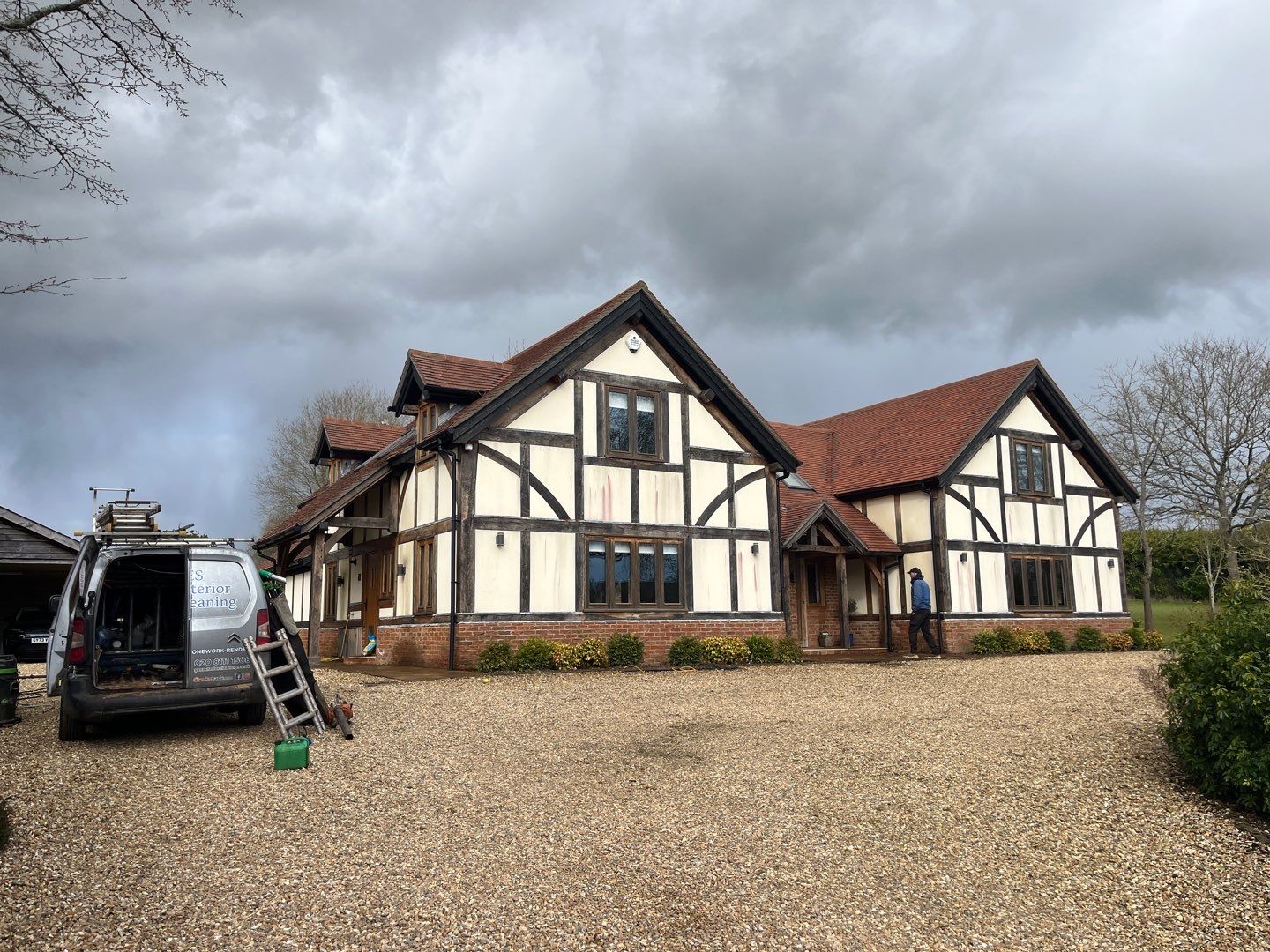 Roof Clean  - Moss Removal - Gutter Clean using Honda 15lpm Low Pressure Washing Machine by Ges Exterior Cleaning ltd