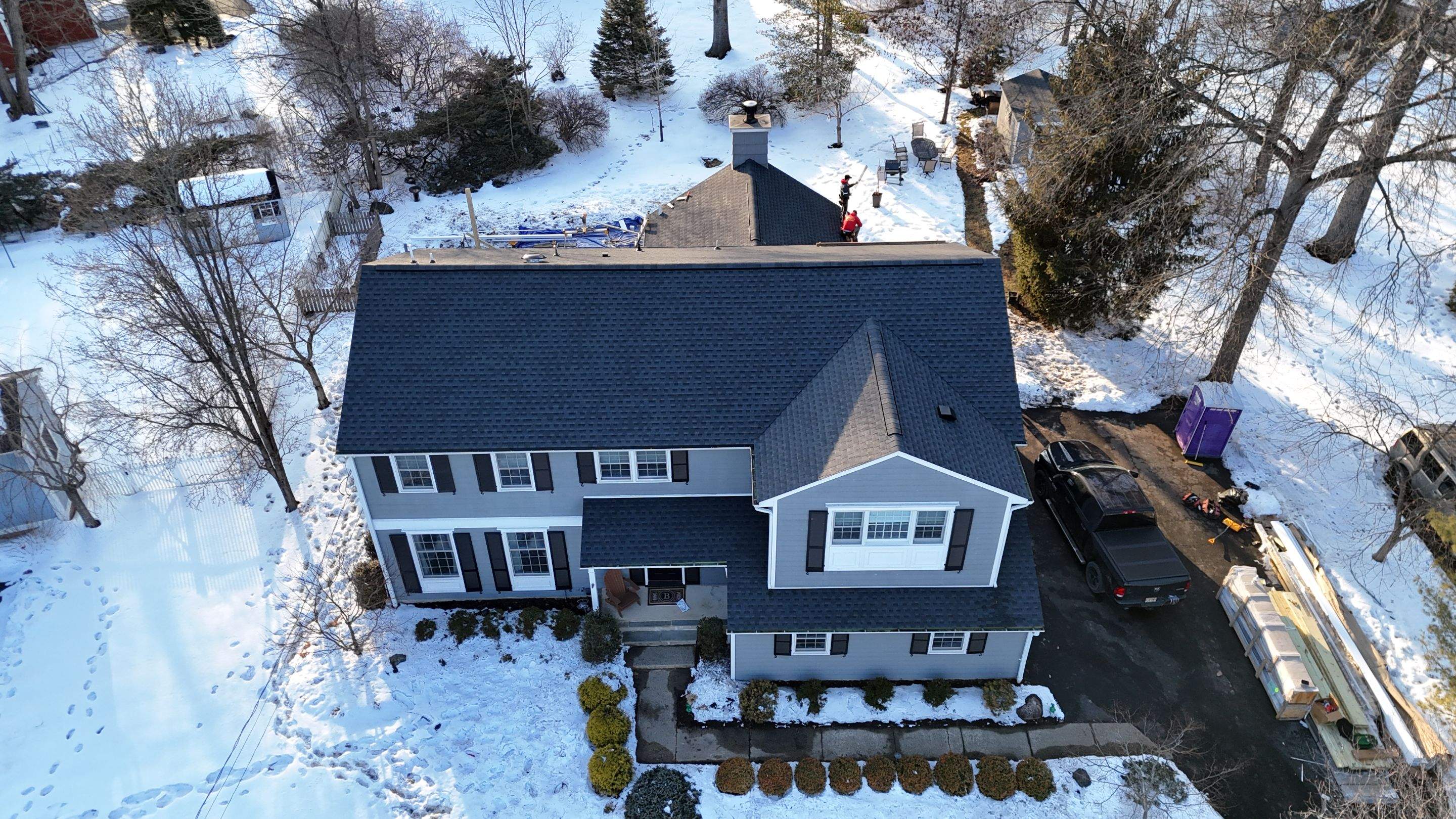 Roof Project in Florham Park, NJ. by All State Home Improvement Inc.