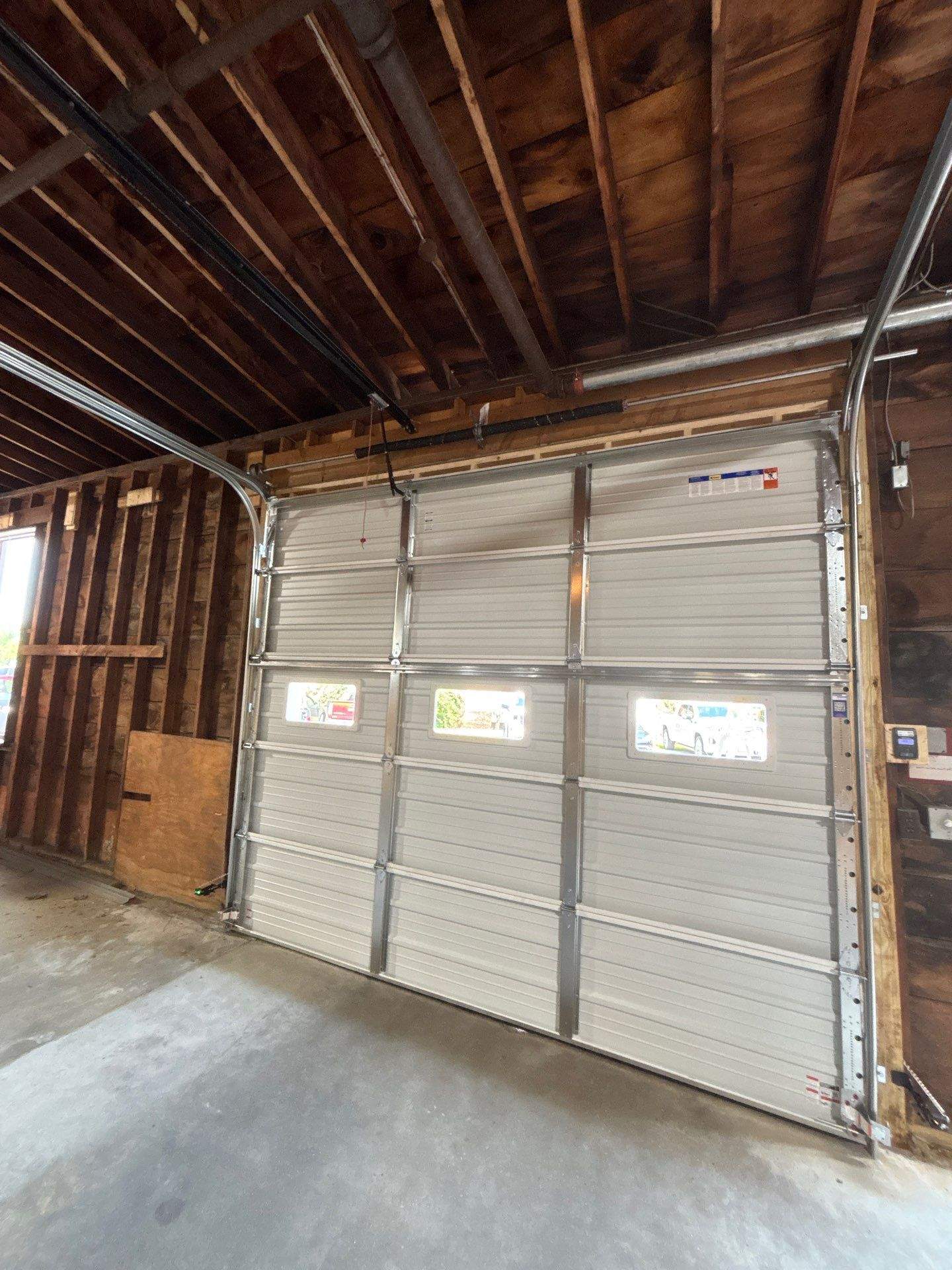 Commercial Door Installation using Industrial Series Garage Door by Keene Door