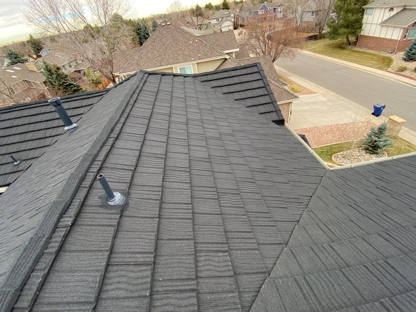 Residential Roofing Installation using Decra Shake - Charcoal by A to Z Roofing