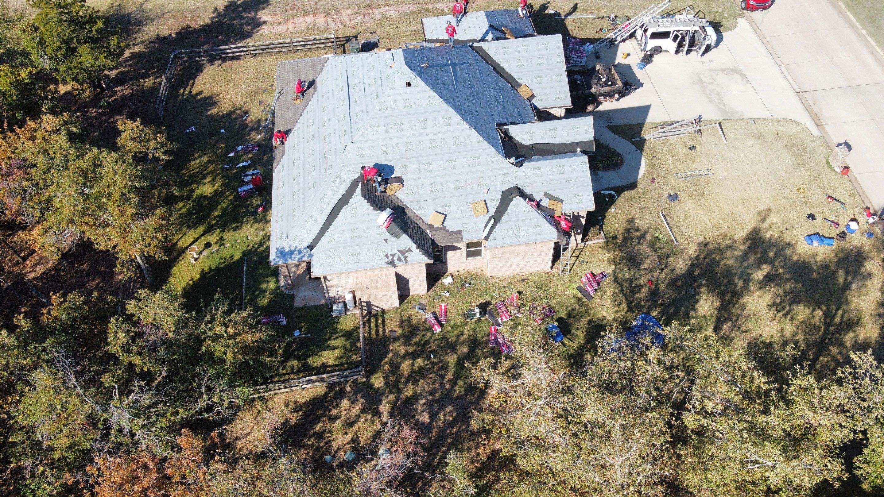 Residential Roofing Installation using GAF Natural Shadow  by A & H Roofing and Contracting