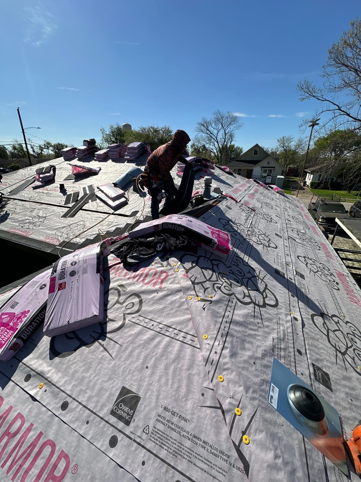 Project in Houston by Motion Roofing
