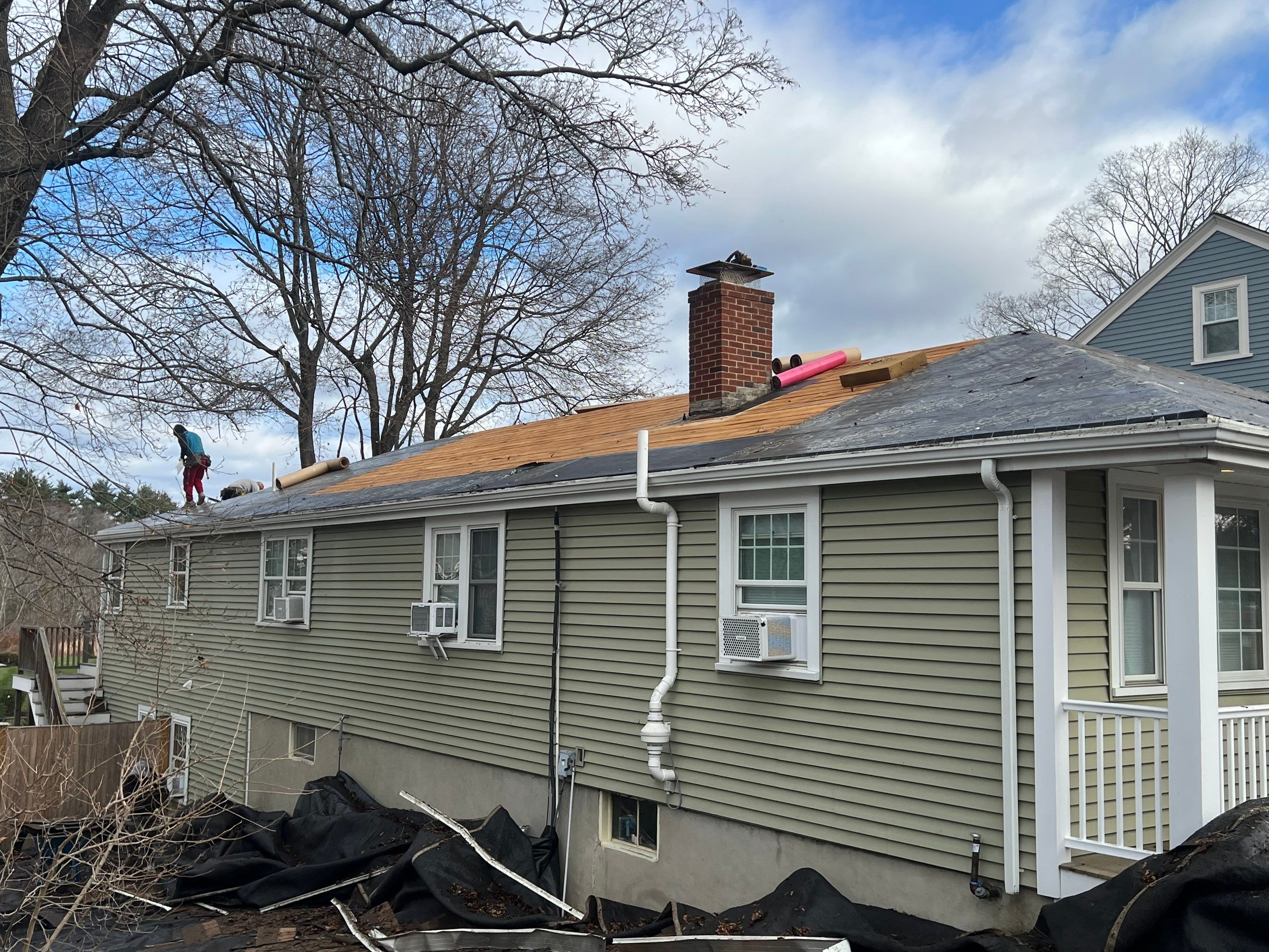 Concord Complete Roof Replacement with Terra Cotta Shingles & Balanced Ventilation by Mighty Dog Roofing of Greater Middlesex County