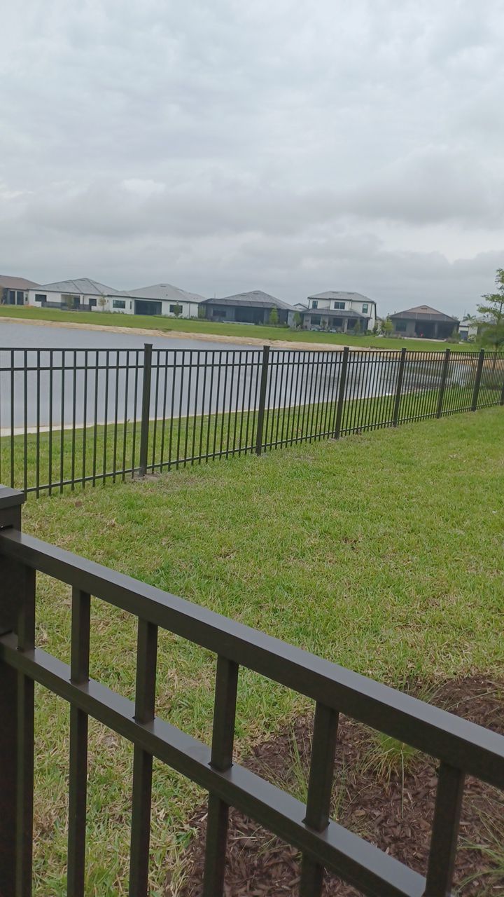Nokomis, FL 4ft. Tall 3-Rail Bronze Aluminum  by Asap fence and gates, LLC