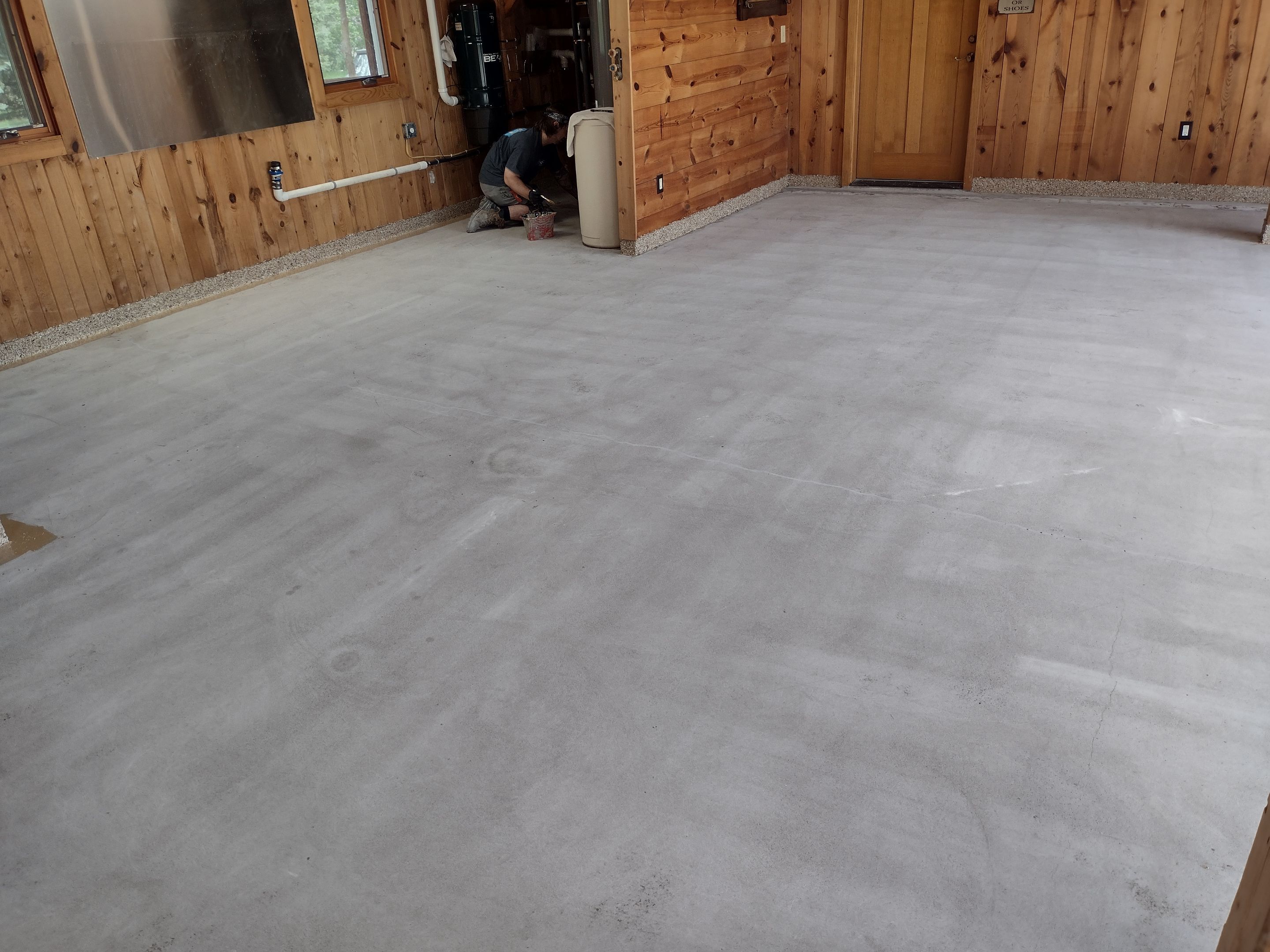 Garage using Pecan by Select Painting, Coatings & Garage Cabinets