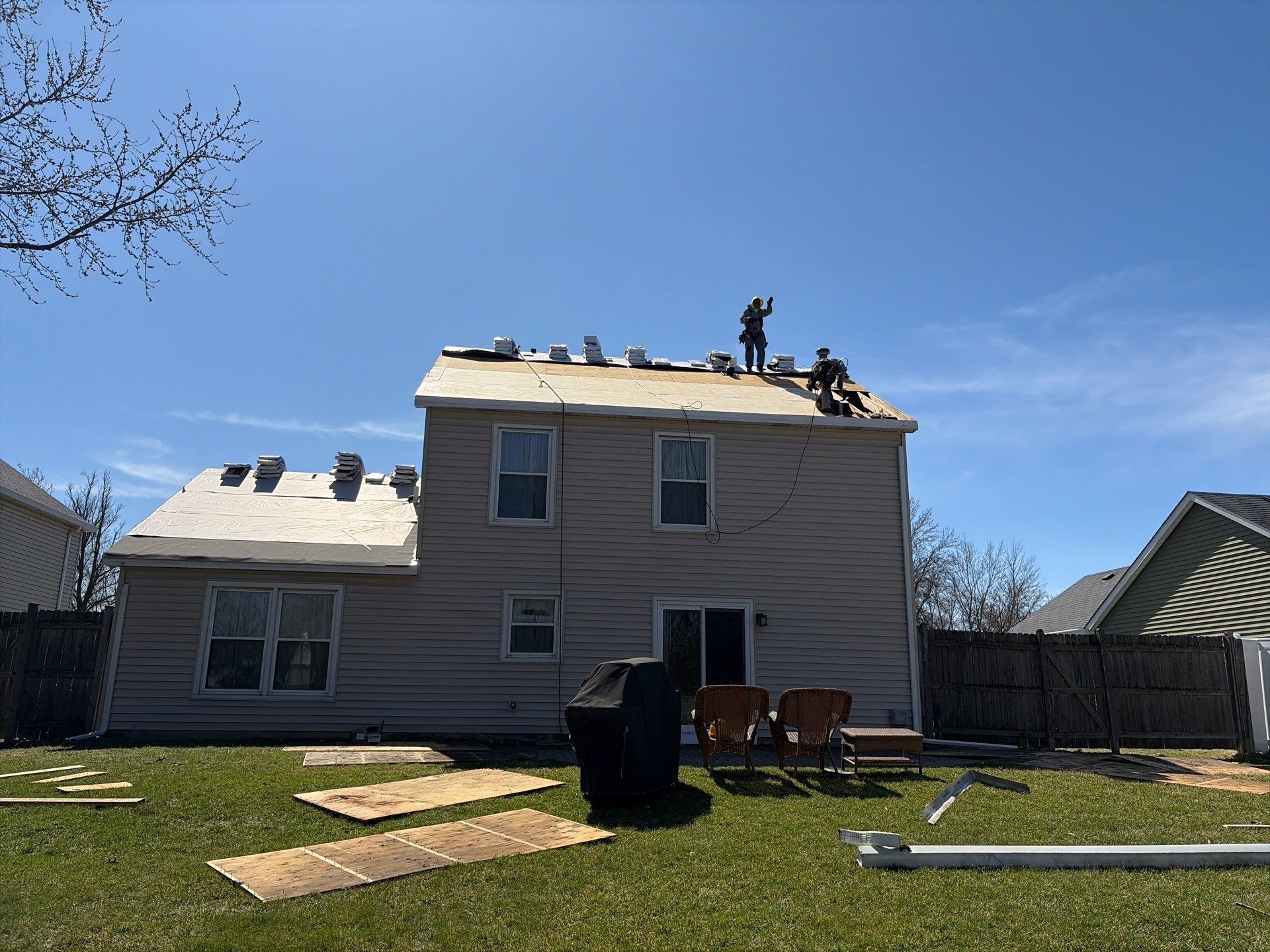 Roof Replacement- Pewter Gray by Pro Home Services Inc