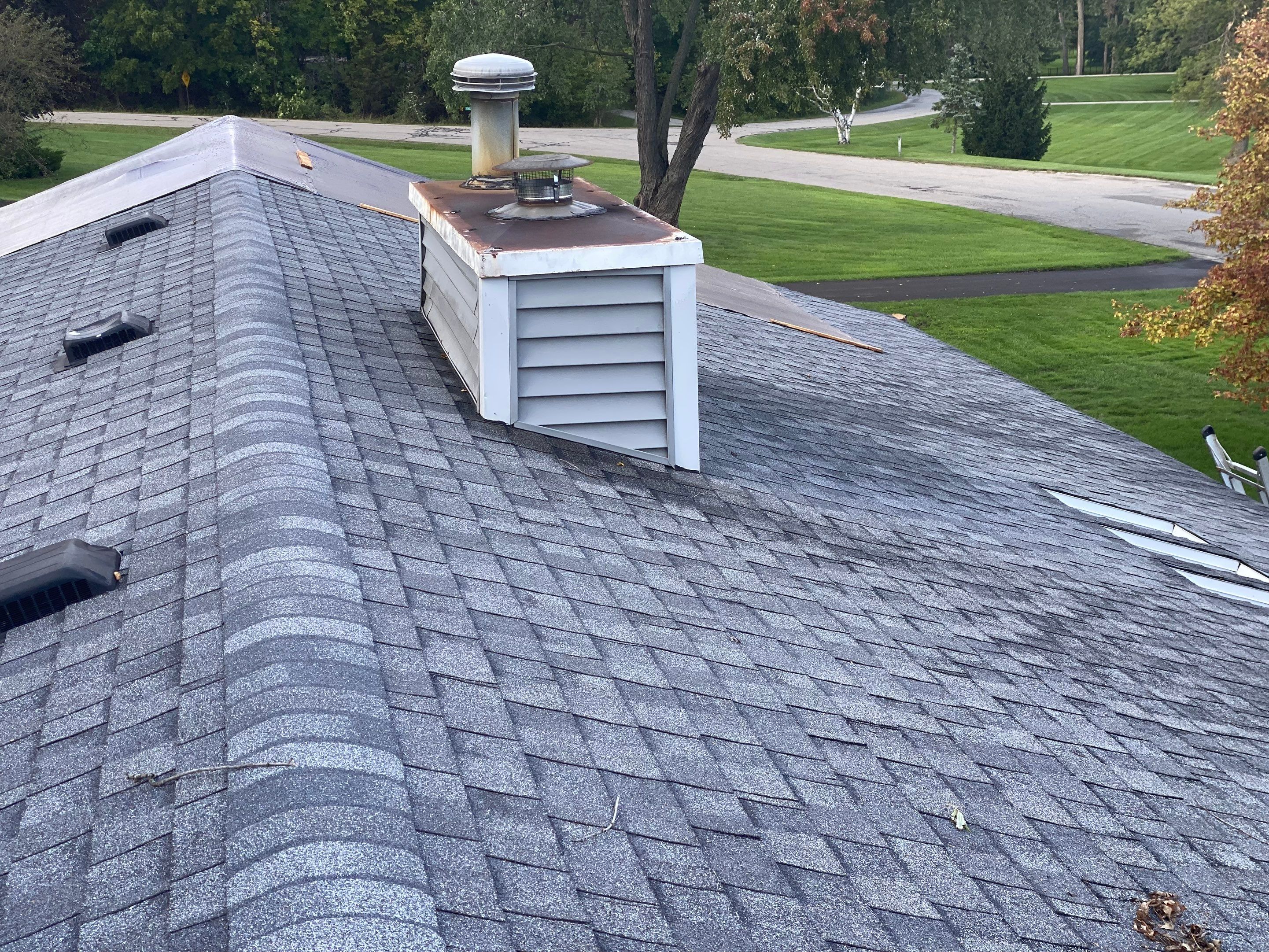Residential Roofing Installation using Certainteed Landmark ClimateFlex by GRACCO