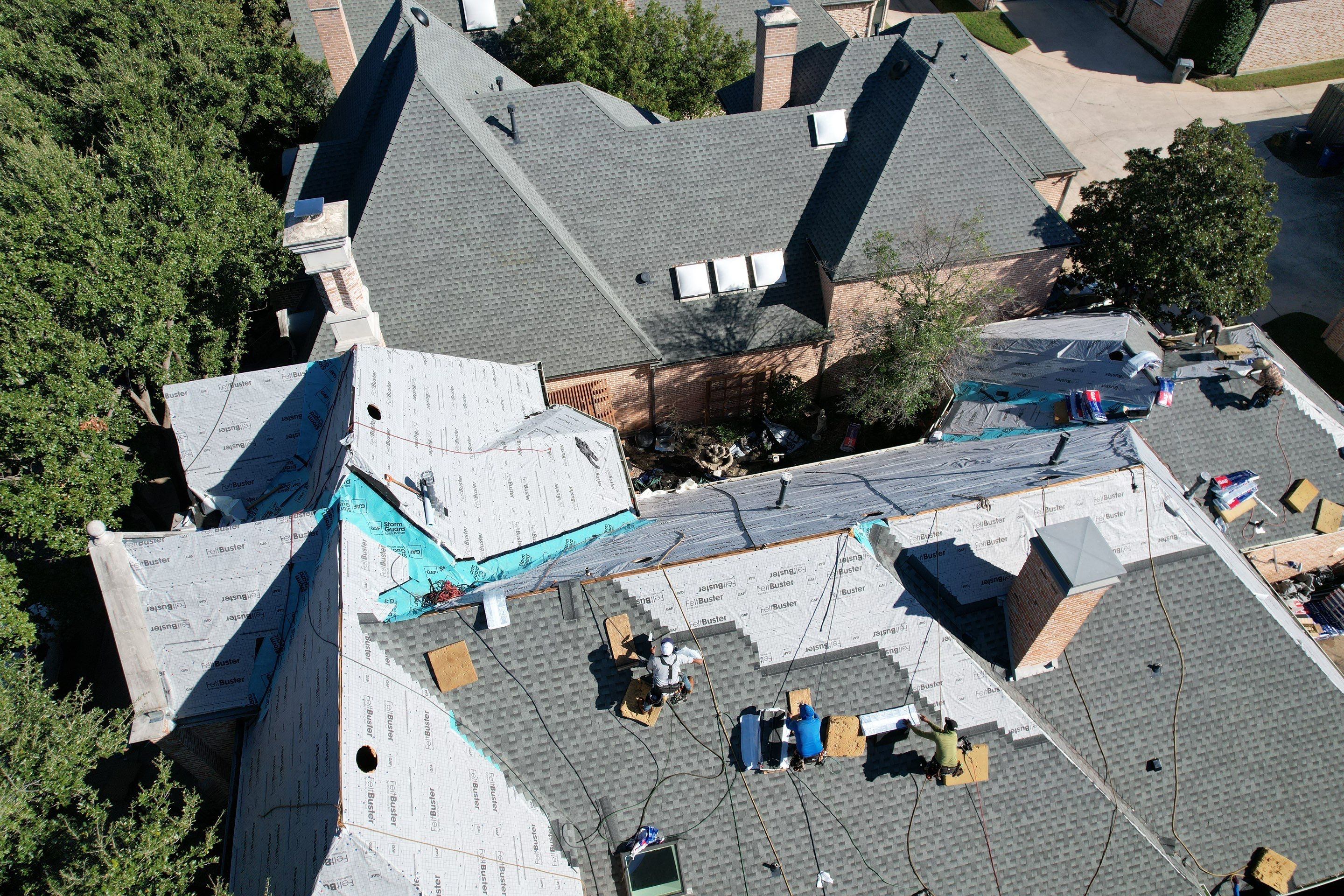 Project in Dallas by Zeus Exteriors