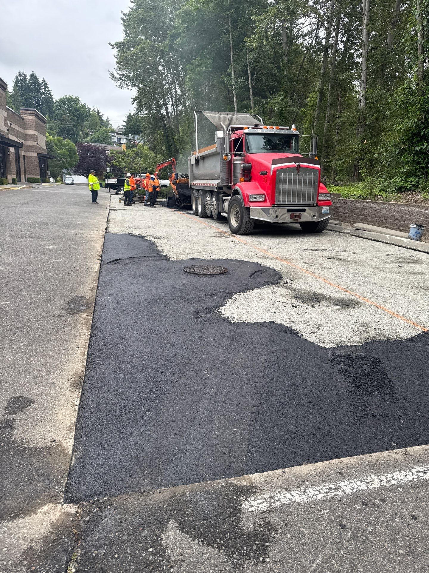 Asphalt Patch Repair & Concrete Curb Renovation | Kirkland  by Jireh Asphalt & Concrete Inc 