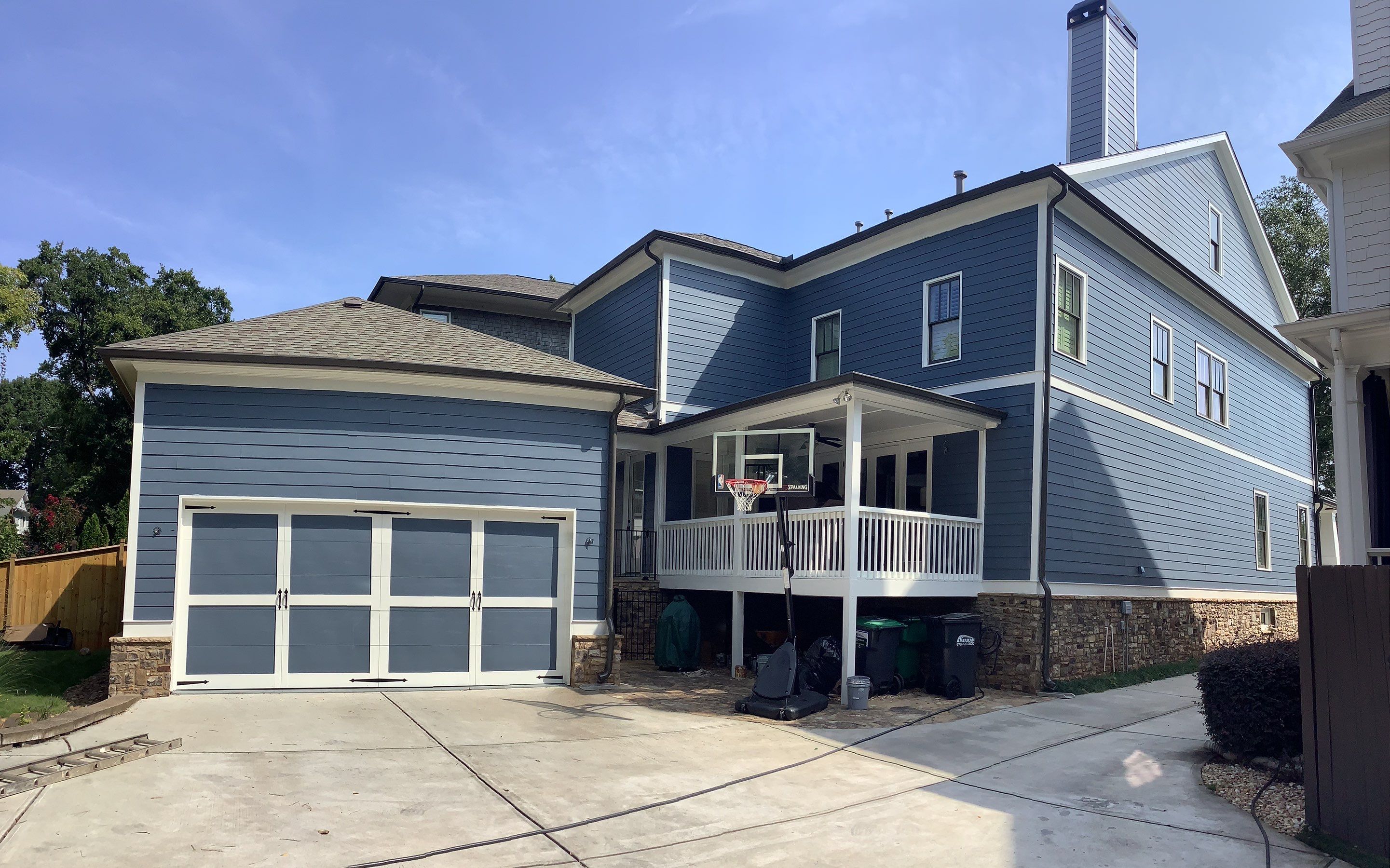 Full Exterior Residential Painting Transformation in Smyrna by Swift Home Renovations