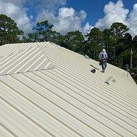 24ga 1" Nail-Strip Slate Gray  by Total Roofing System The Metal Roof Experts