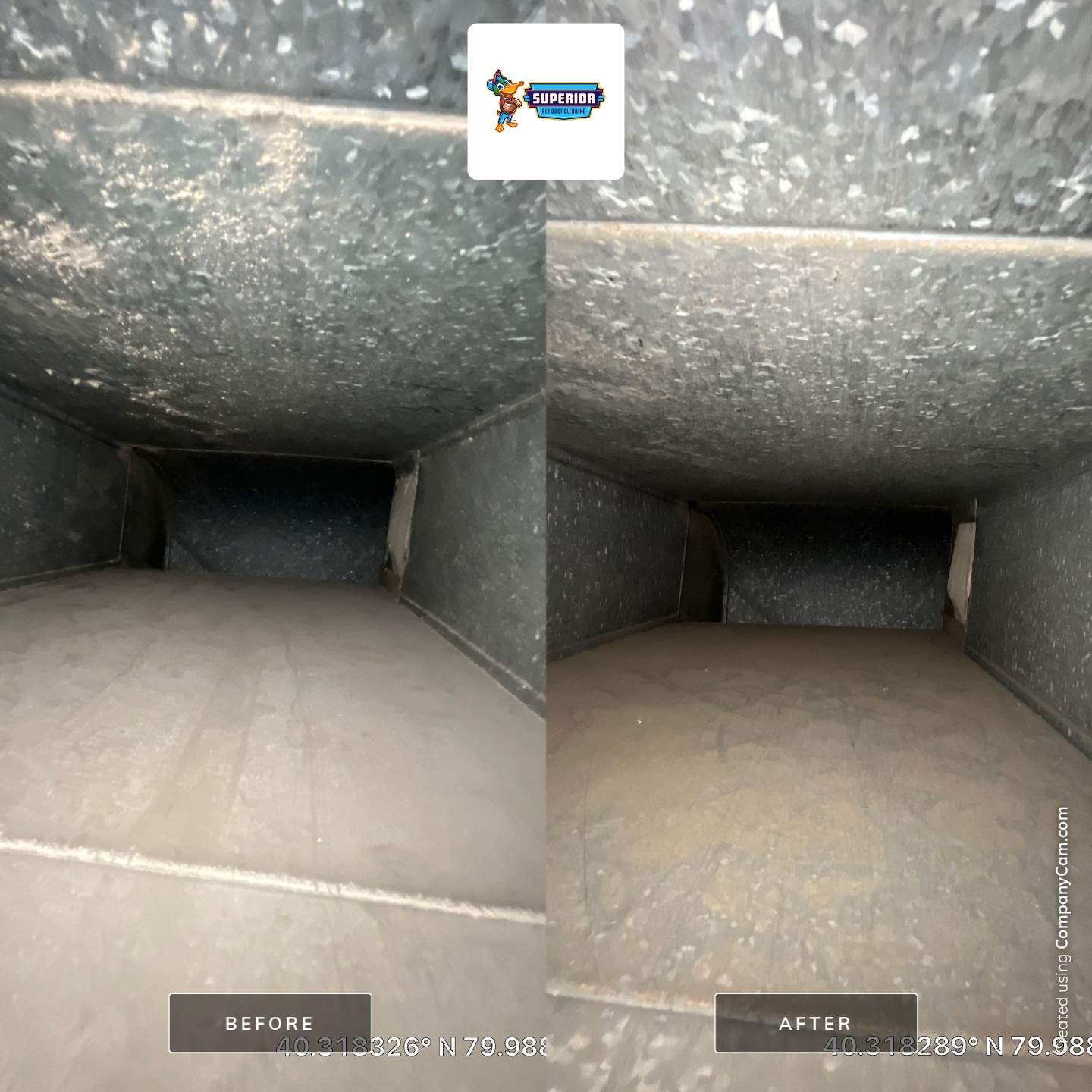 Air Duct Cleaning With a Vacuum Truck in Pittsburgh, PA by Superior Air Duct Cleaning