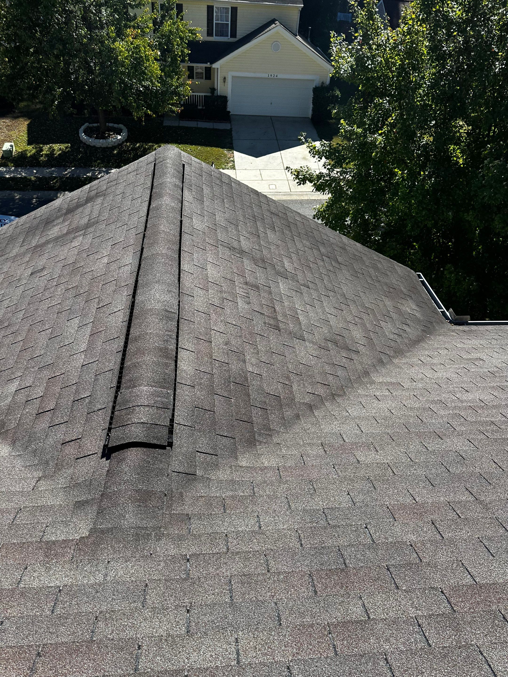 Roof replacement by hail damage by Just Brilliant Restoration JBR