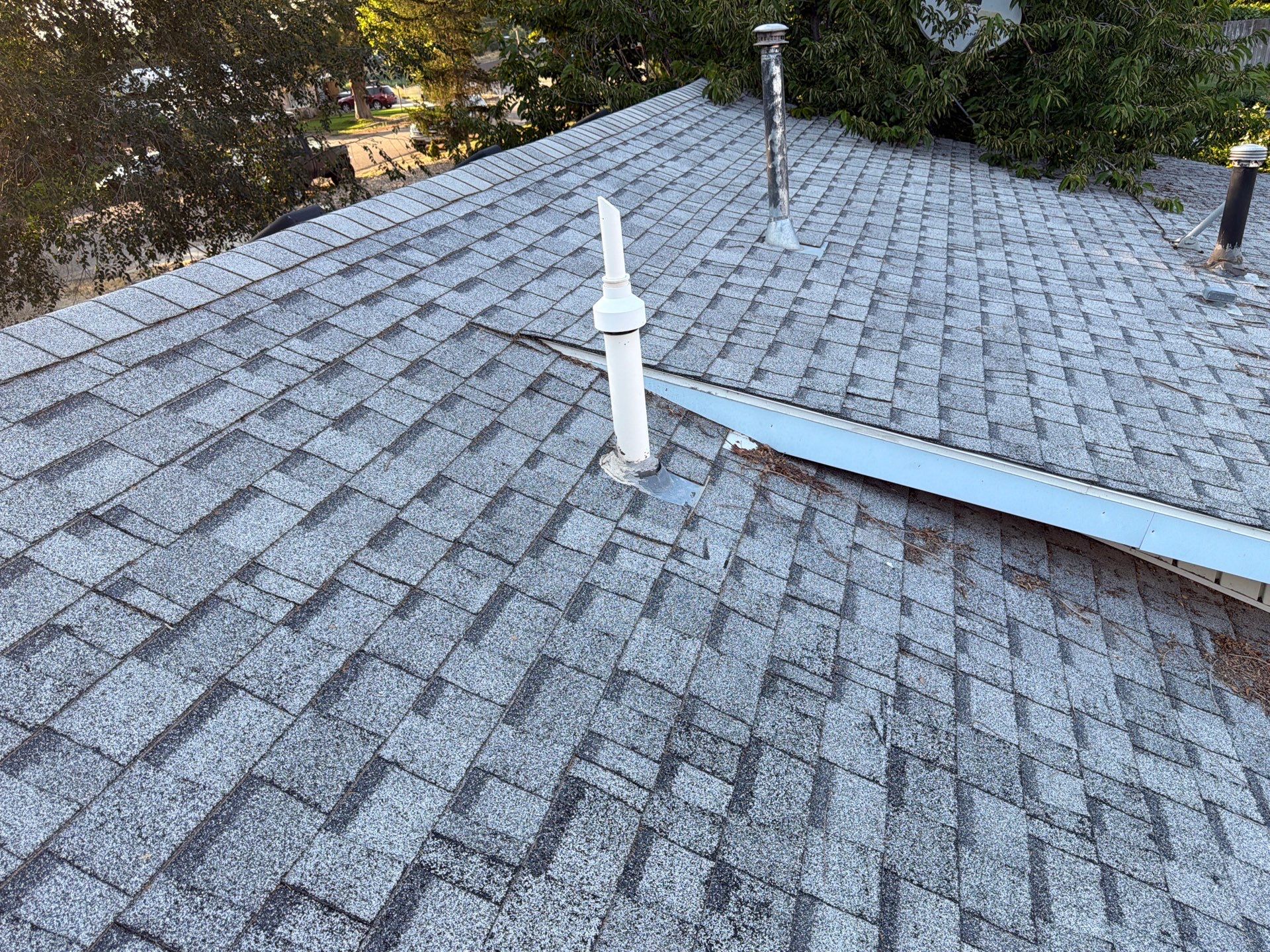 Parma Residential Roof Replacement with Gray Architectural Shingles by Olive Roofing