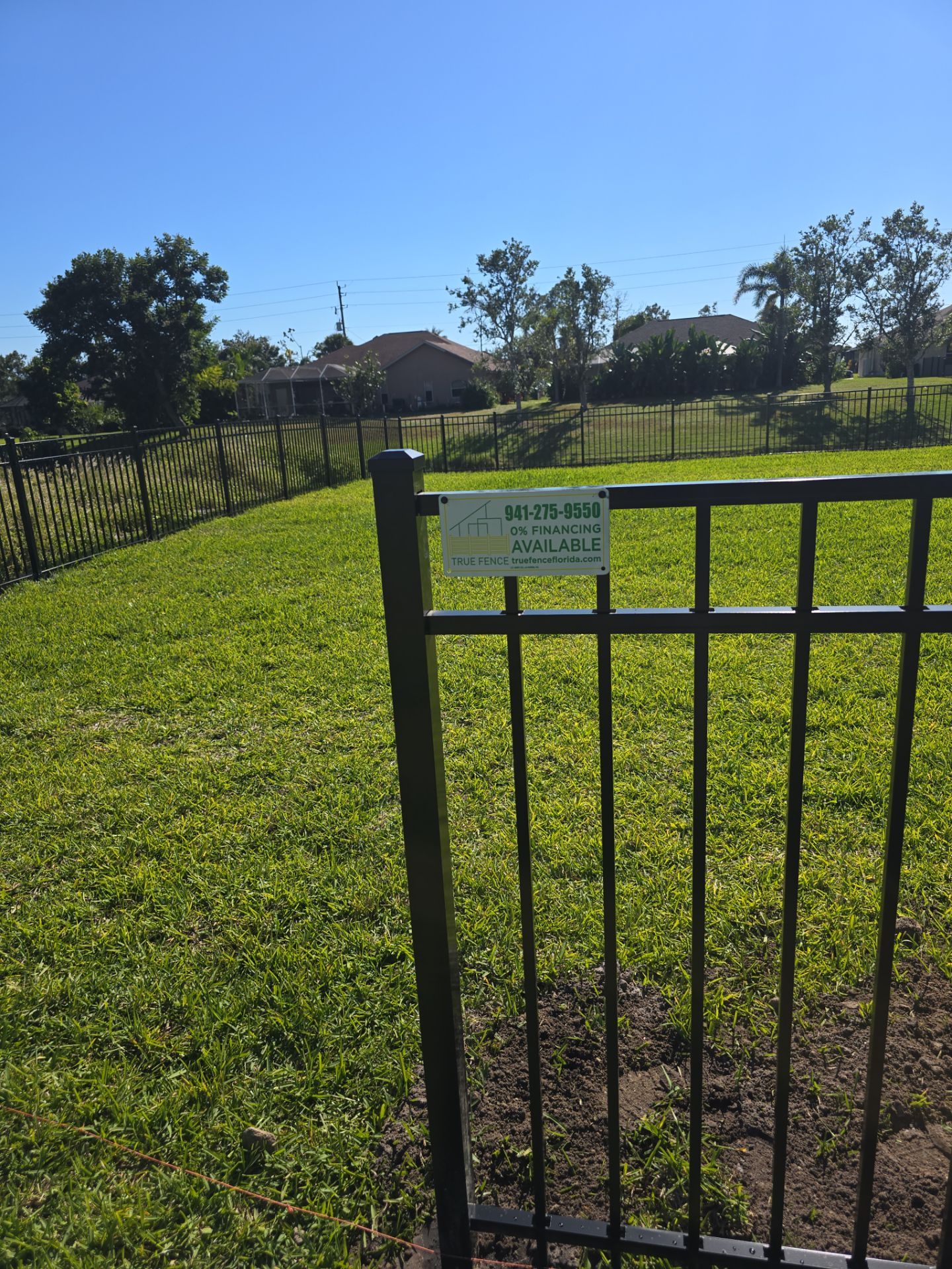Aluminum Fence Install in Rotonda West by True Fence LLC