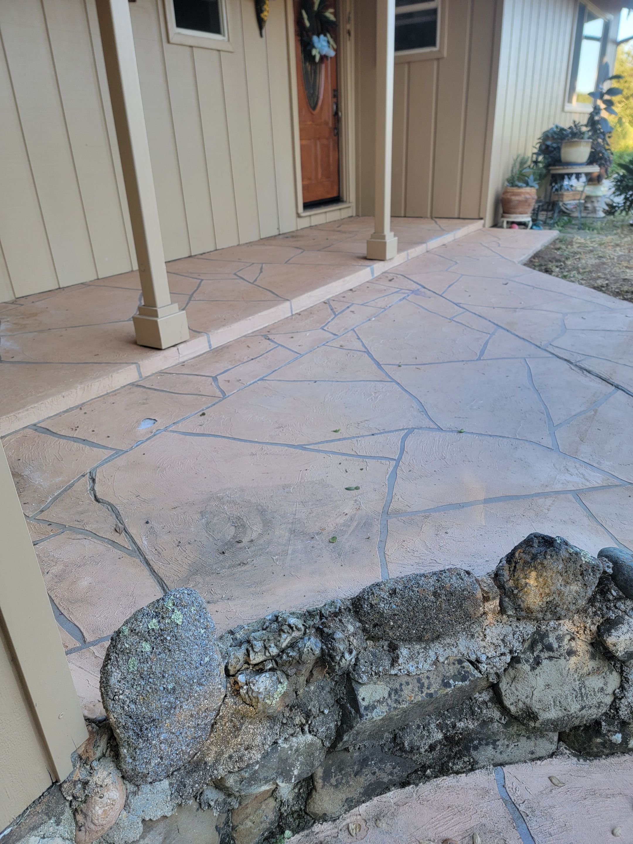 front porch using Penntek by MGP Coatings