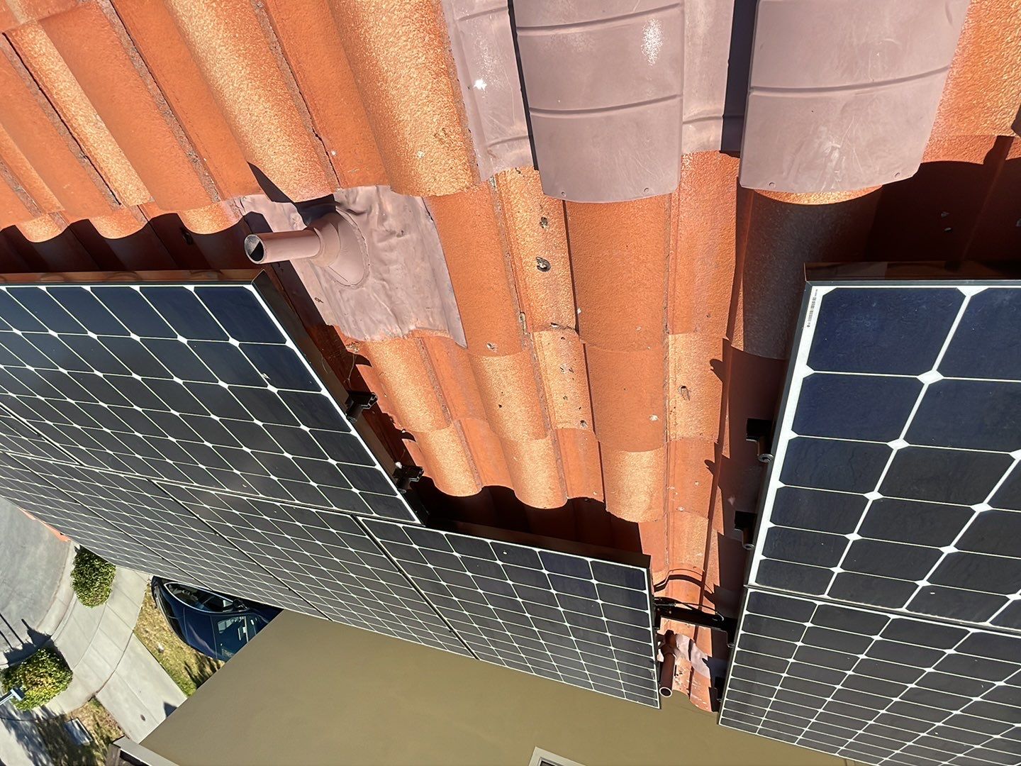 Solar Panel Bird Proofing using Critter Guard Mesh by All One Solar Shine
