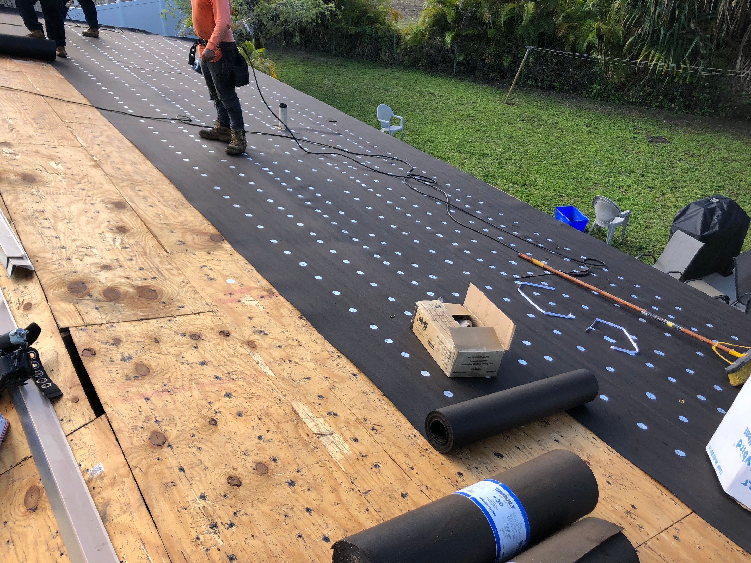 Residential Roofing Installation using Owens Corning Three Tab Shingles by First Due Roofing