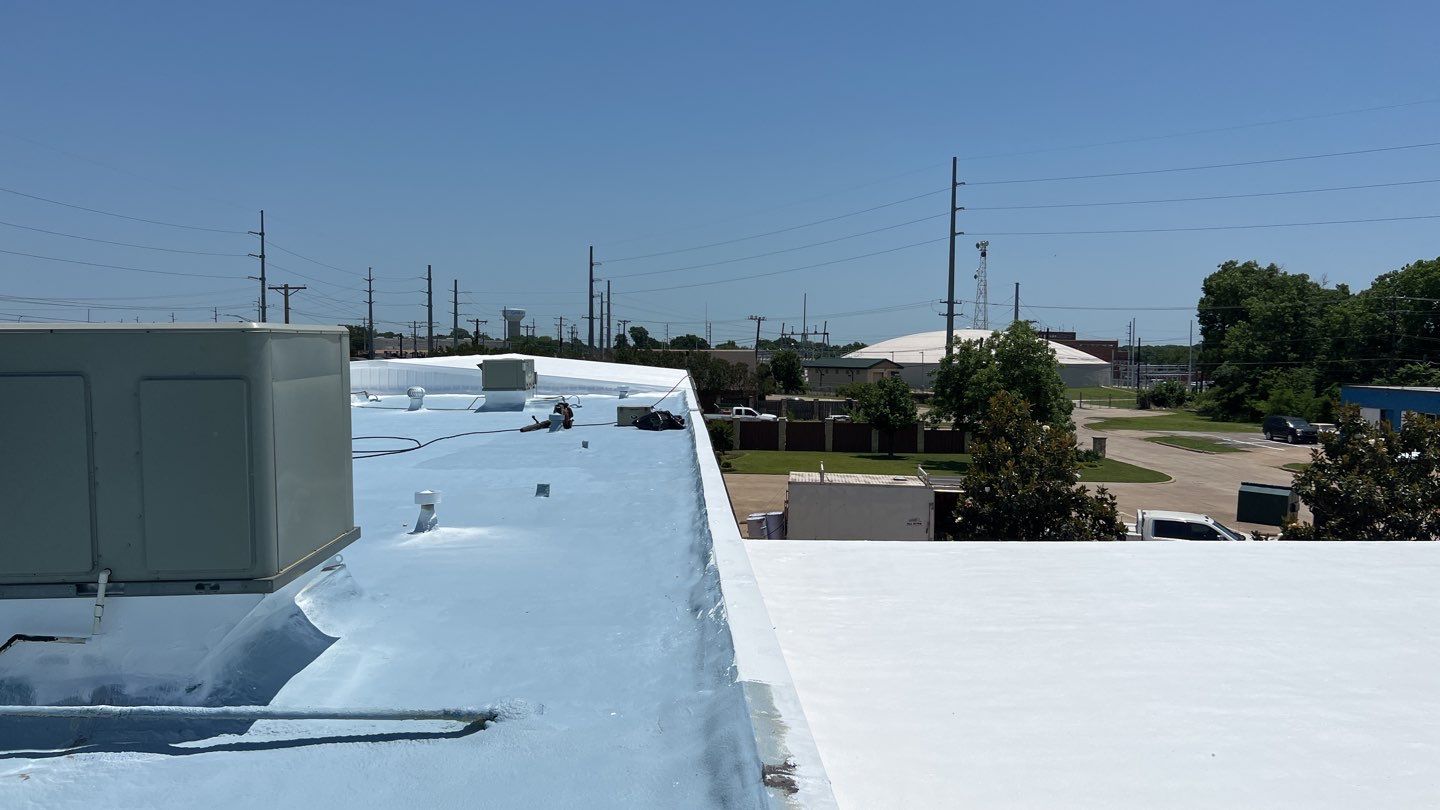 Foam & Metal Roof Restoration – Thermo Sensors (Garland, TX) by All Star Roofing LLC