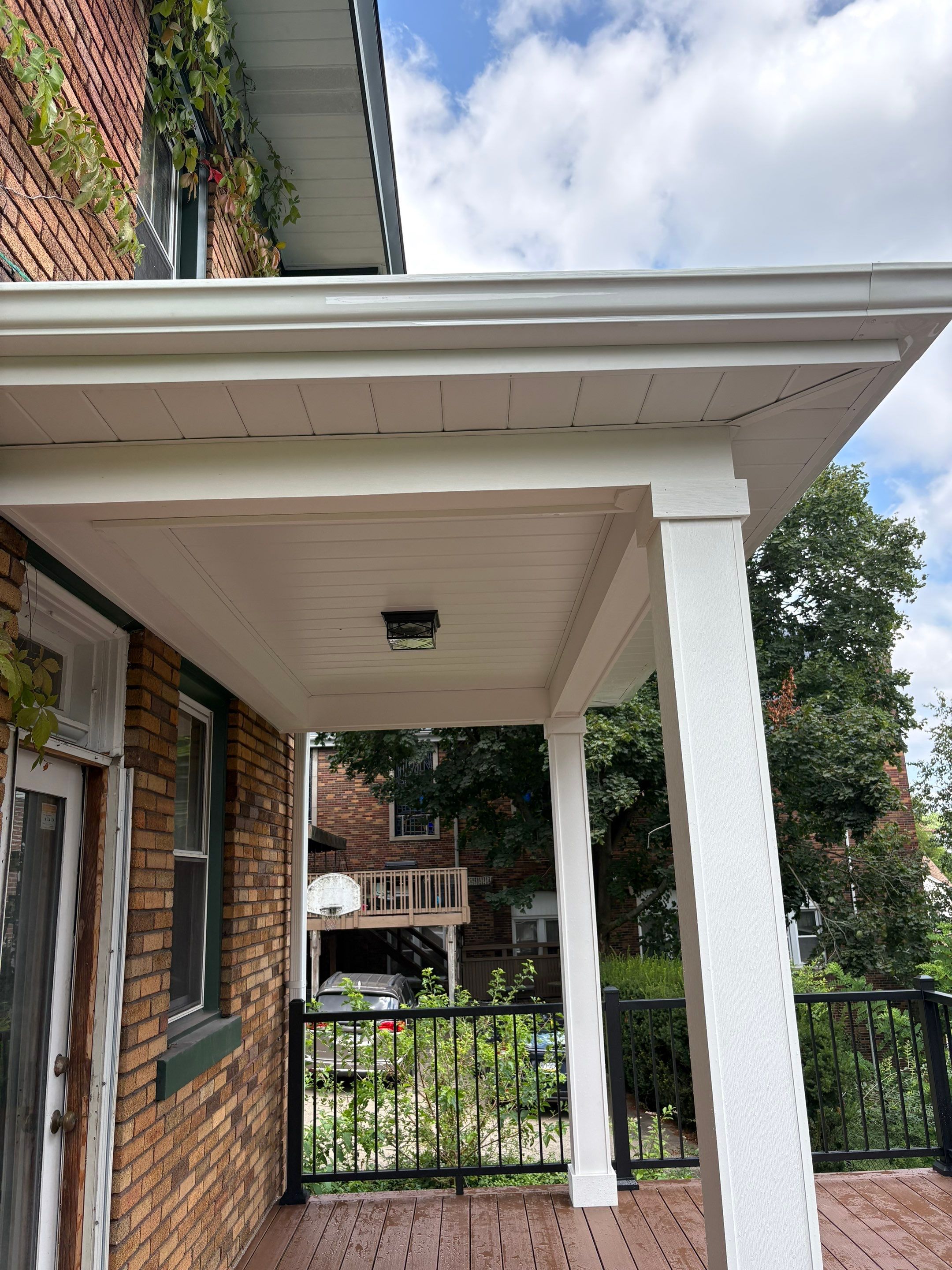 Deck and Roof build  by Cousins Roofing Siding & Decks