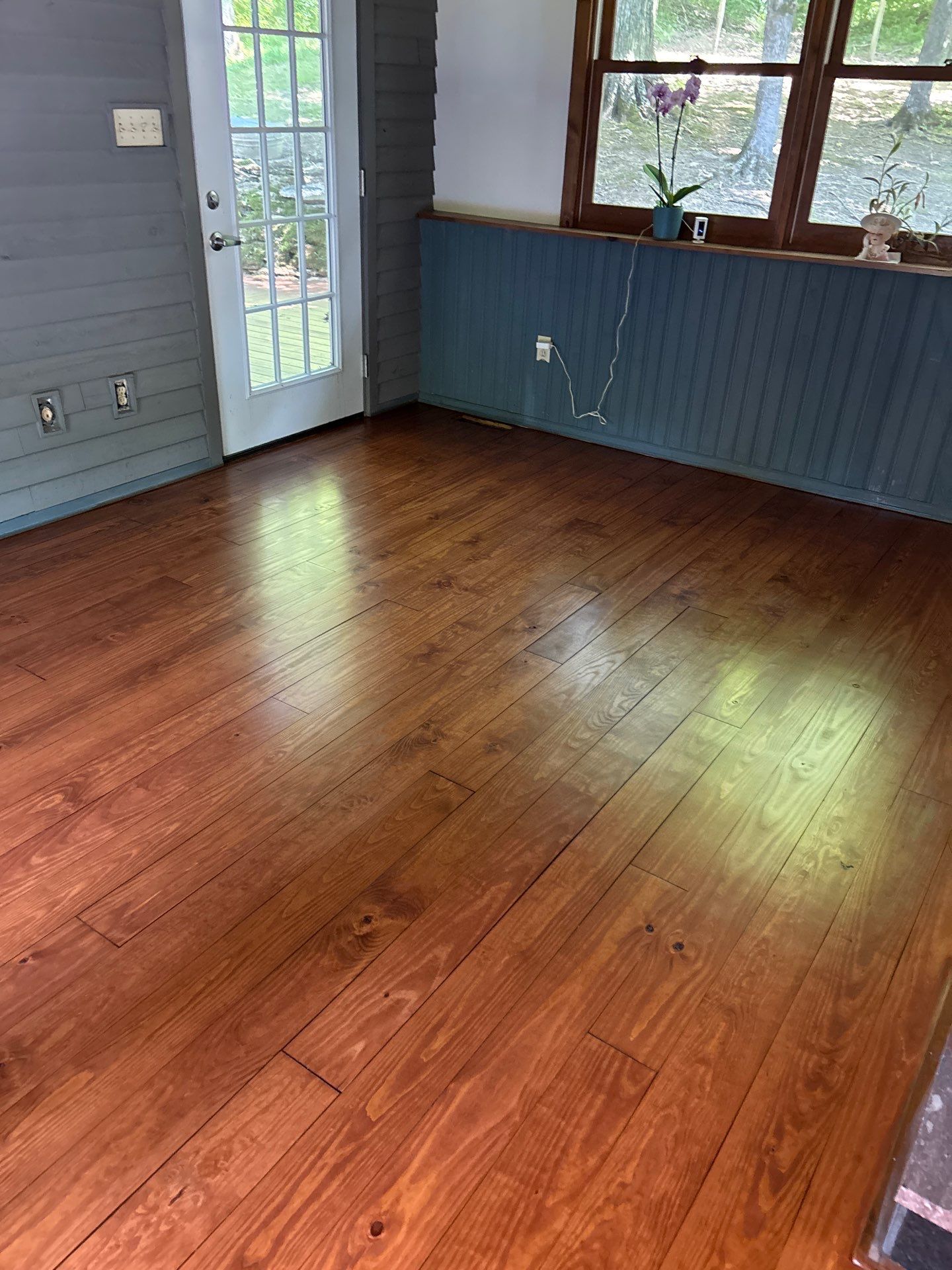 Hardwood Floor Sanding and Refinishing Project in Walton, Kentucky by Footprints Floors Kentucky