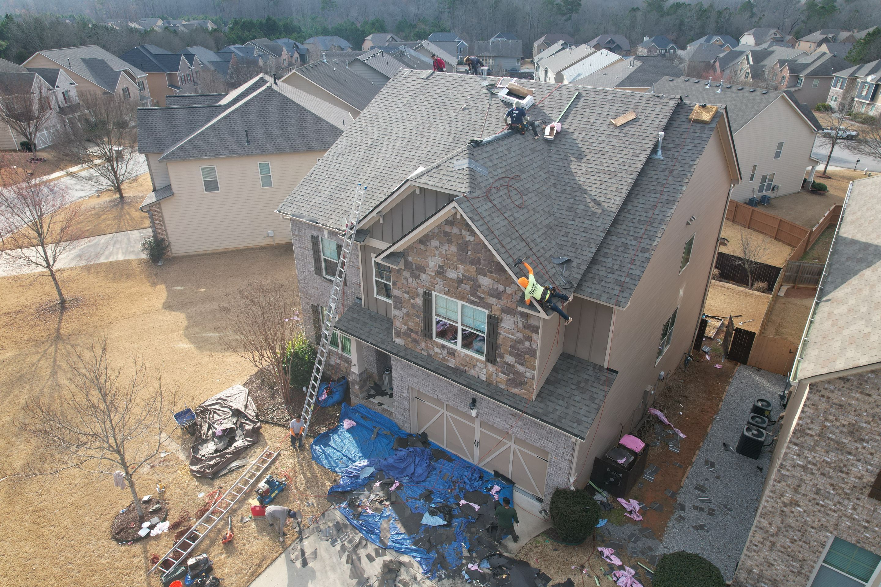 Residential Roofing Repair using Owens Corning by Inspector Roofing and Restoration