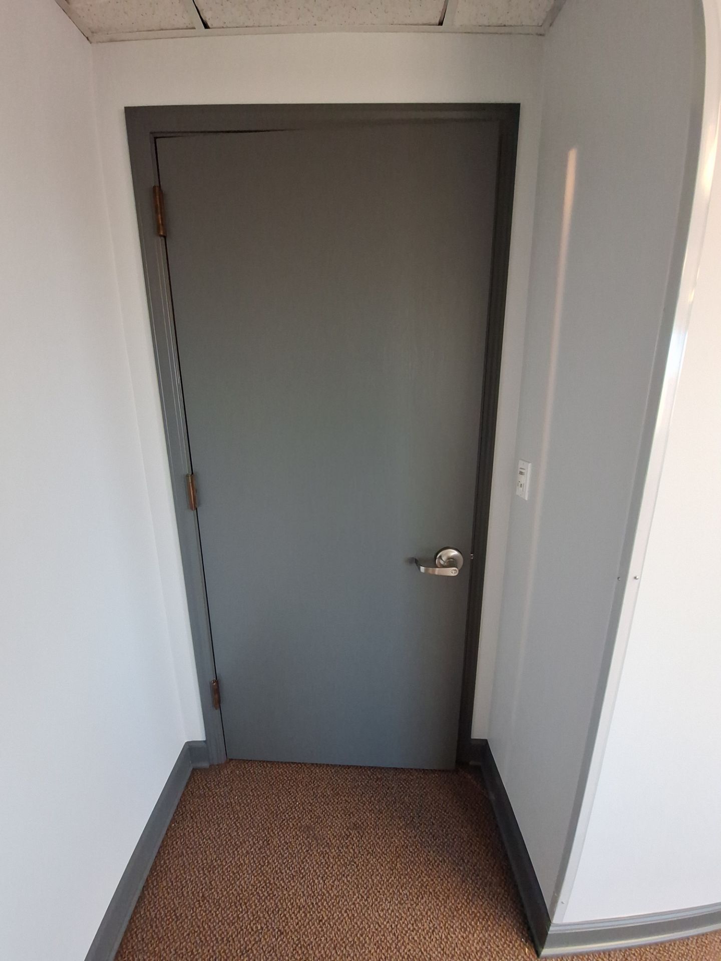 Interior Office Painting & Wall Repair in Downtown Muskegon by Gordon Painting
