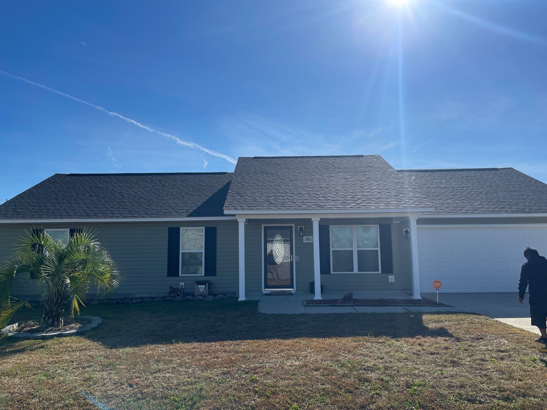 Roof Replacement using CertainTeed Shadow Hip & Ridge Driftwood by RGR Construction and Roofing, LLC