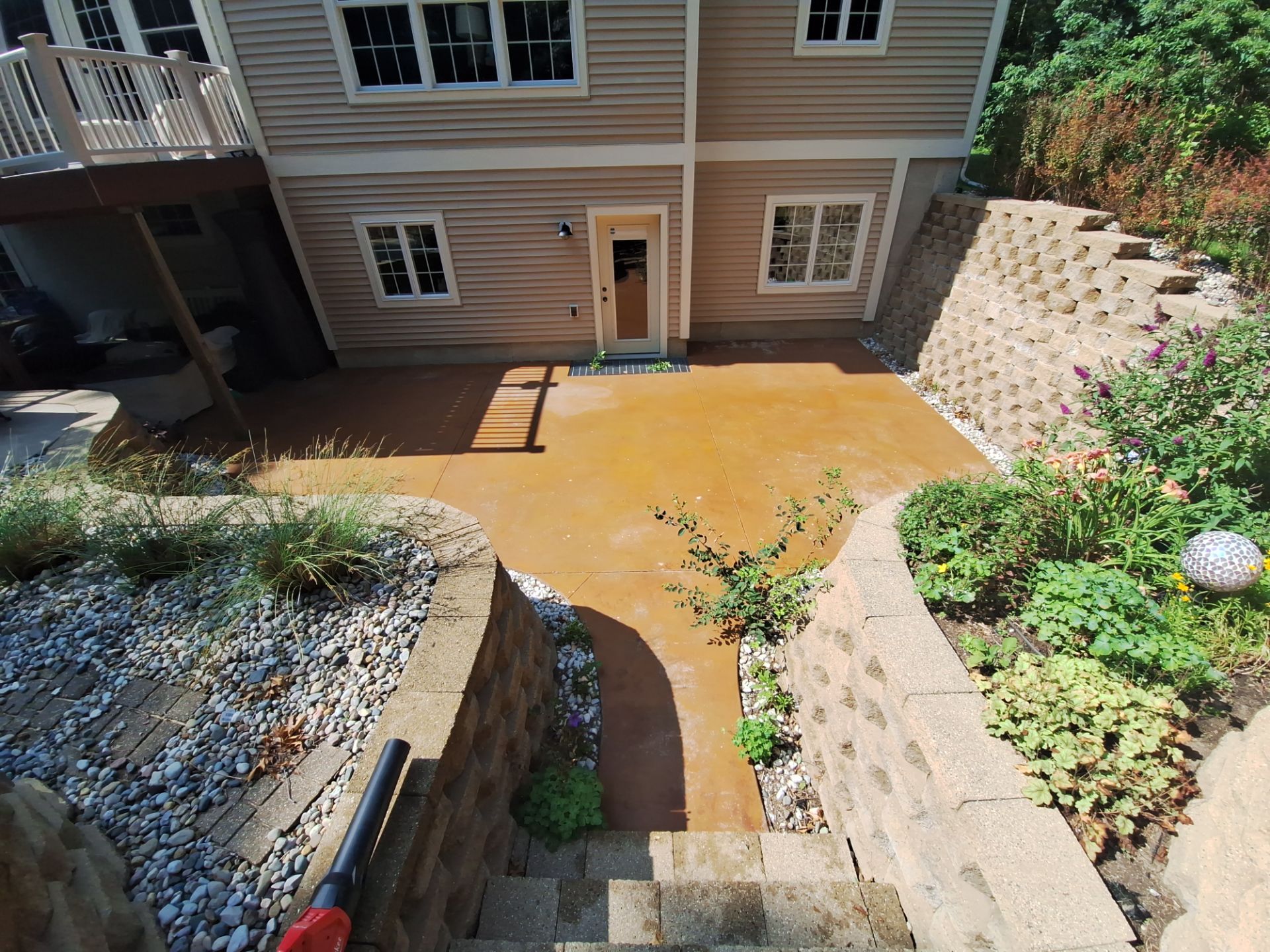 Residential Epoxy Floor Installation and Concrete Staining in Whitehall by Gordon Painting