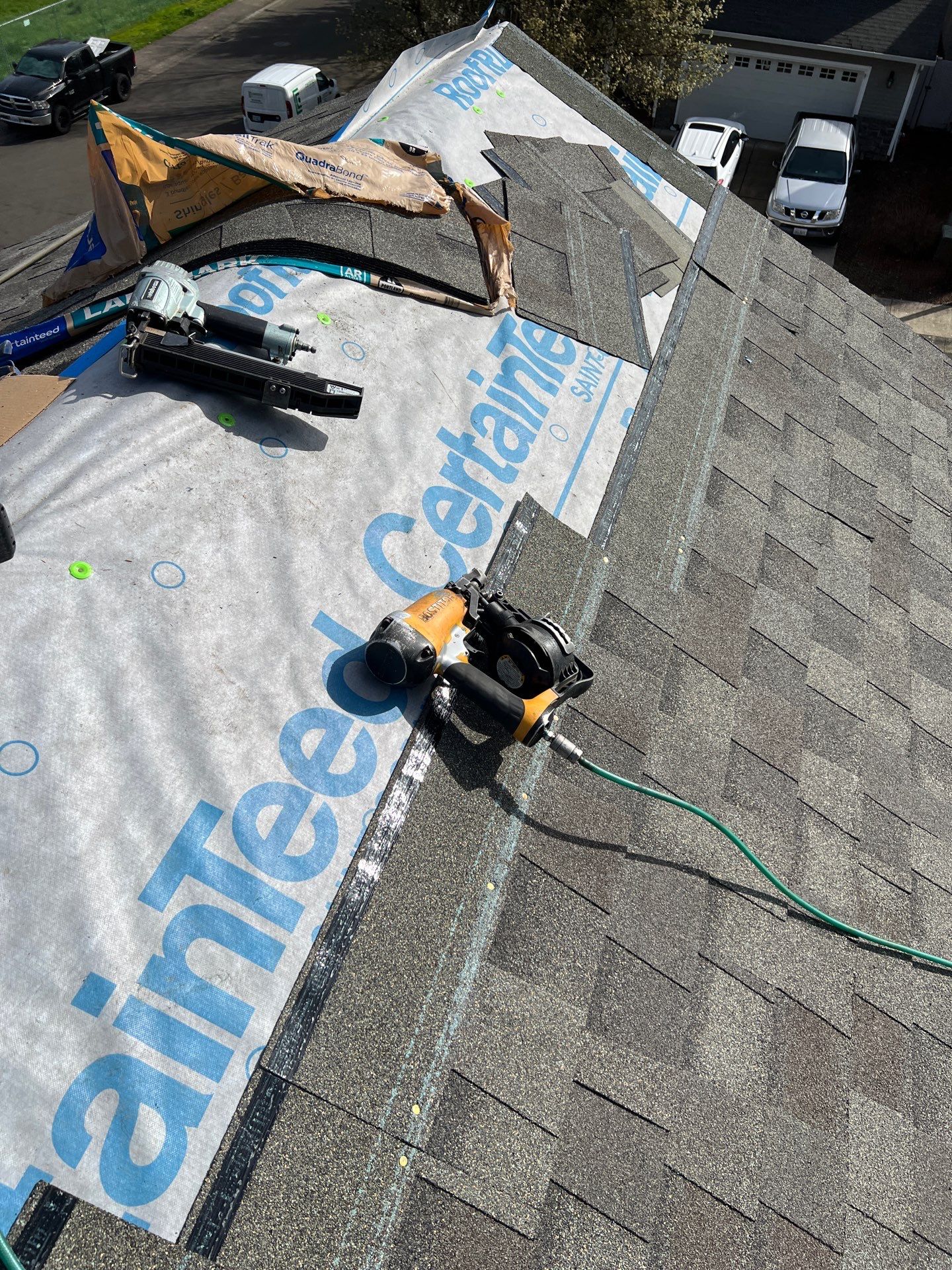 Project in Vancouver by Trenick Roofing 