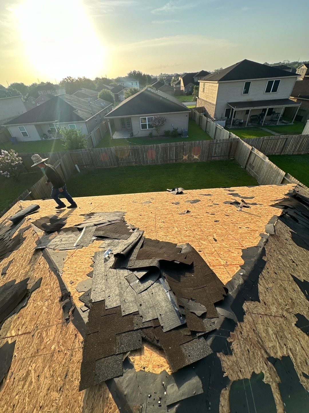 Residential Roofing Installation using Owen's Corning Duration (Lifetime) Shingles by Roof Repair Company