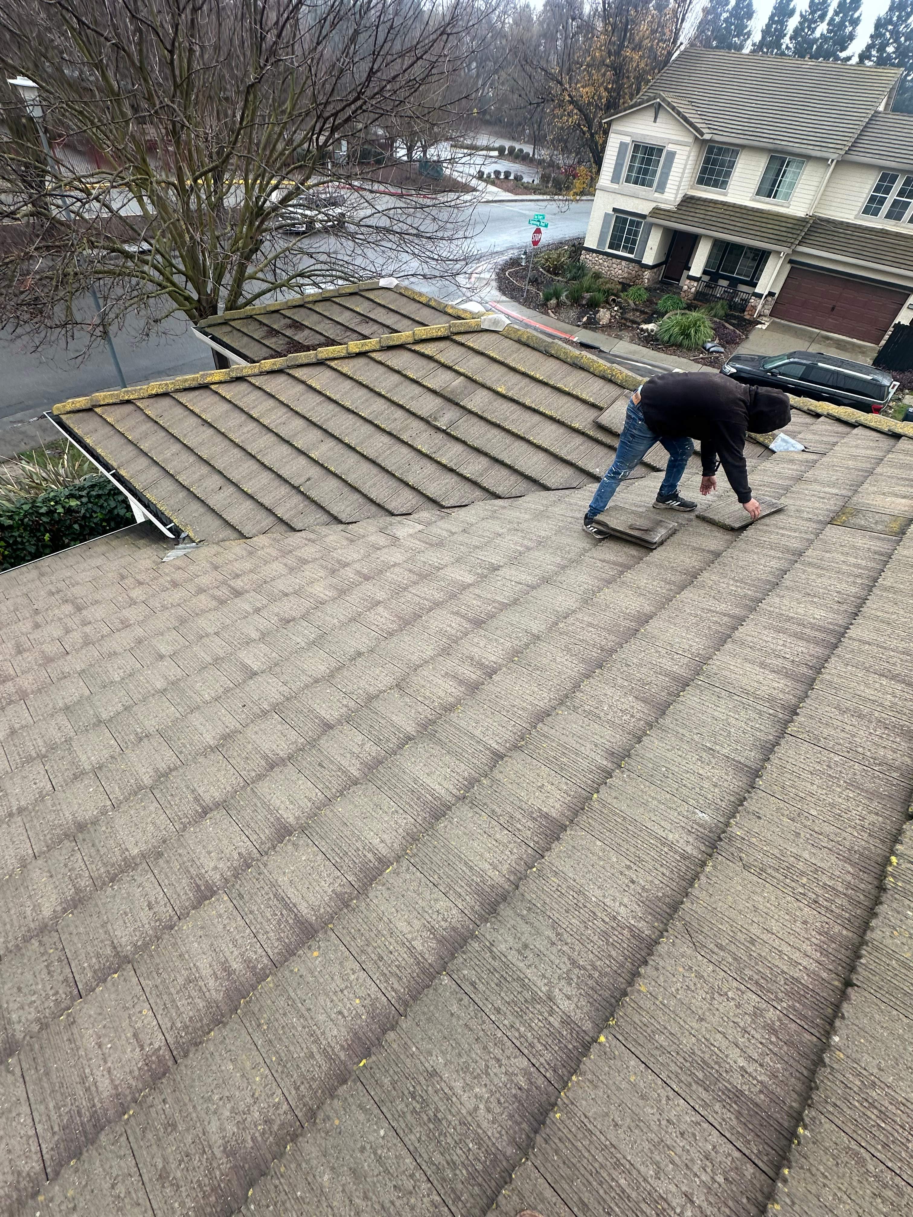 Tile Roof Repair by Grandmark Service Company