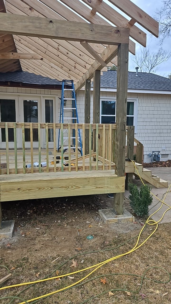 Crestline - Porch by Pillar and Pine