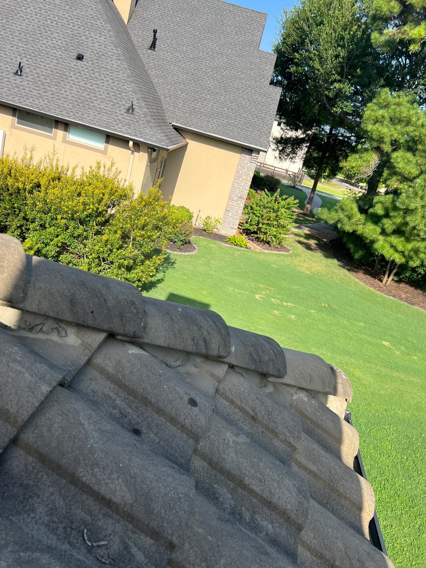 Residential Roofing Repair using tile by Roof Repair Services LLC