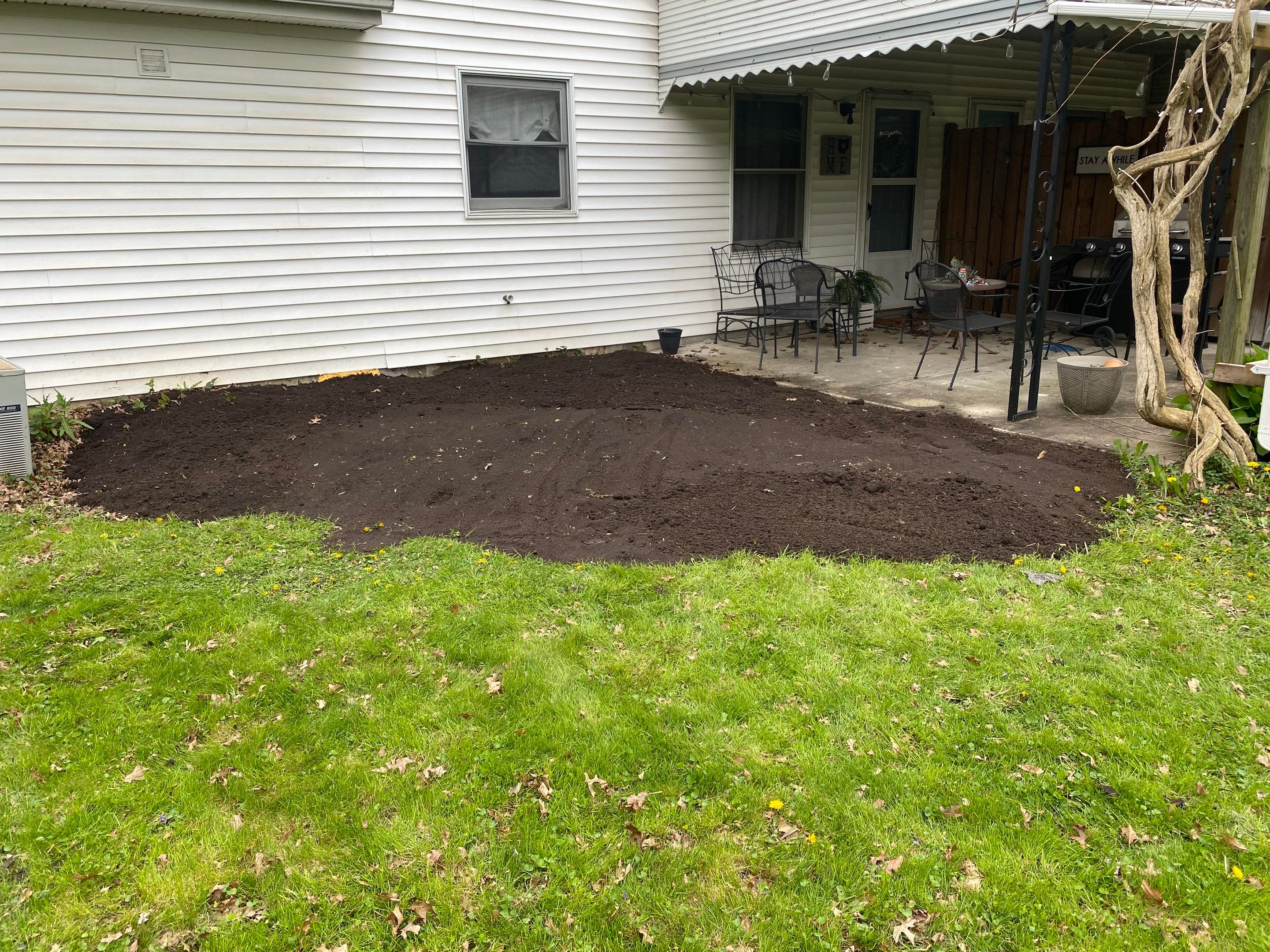 Grading Beds Install by Elm Rose Gardens