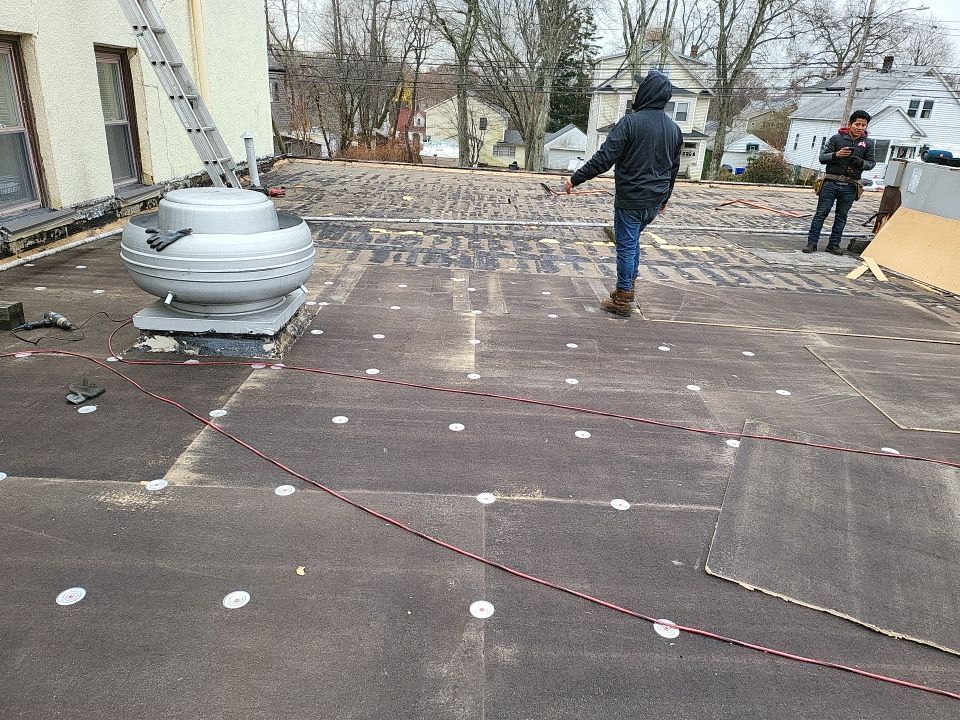 Commercial Roofing Installation using EPDM  by A Plus Exterior
