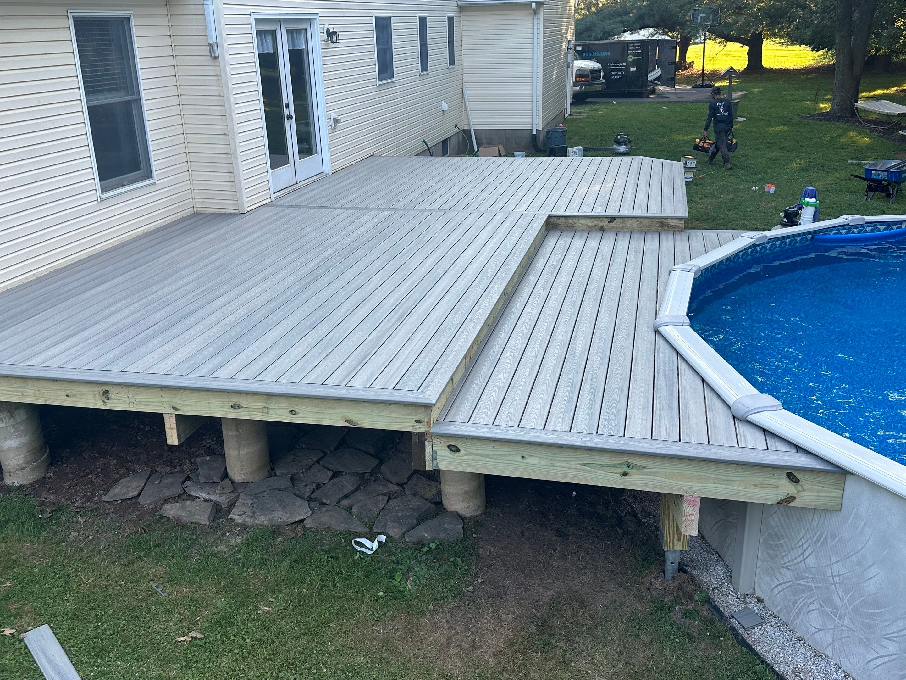 New Pool Deck IN Flemington by deck guardian