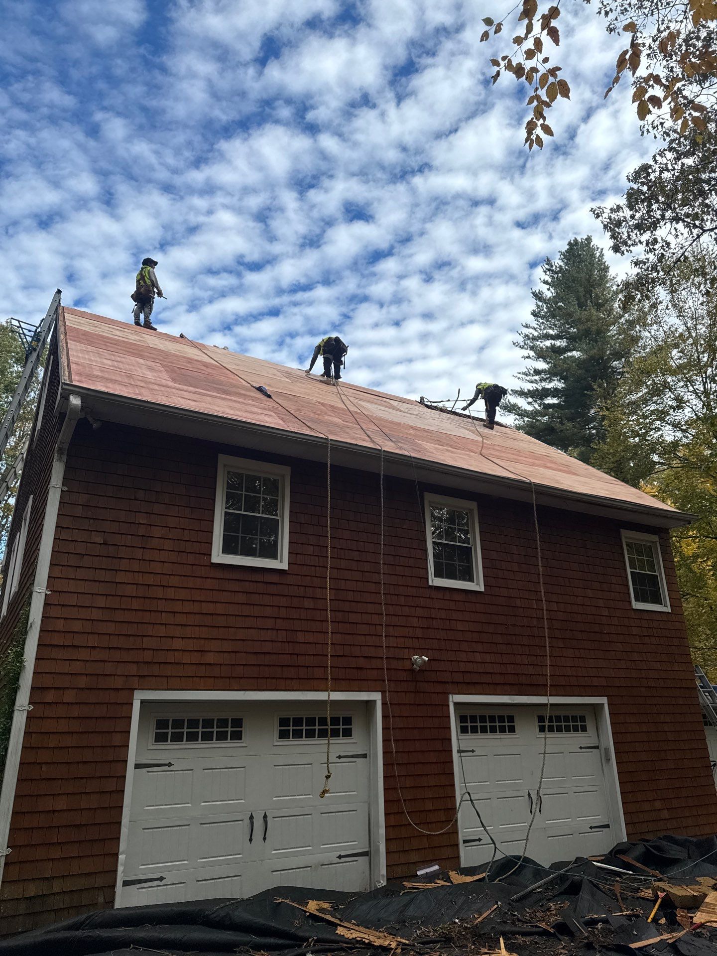 Owens Corning Duration : Chateau Green with Copper Accents in Avon, CT by Golden Shield Roofing