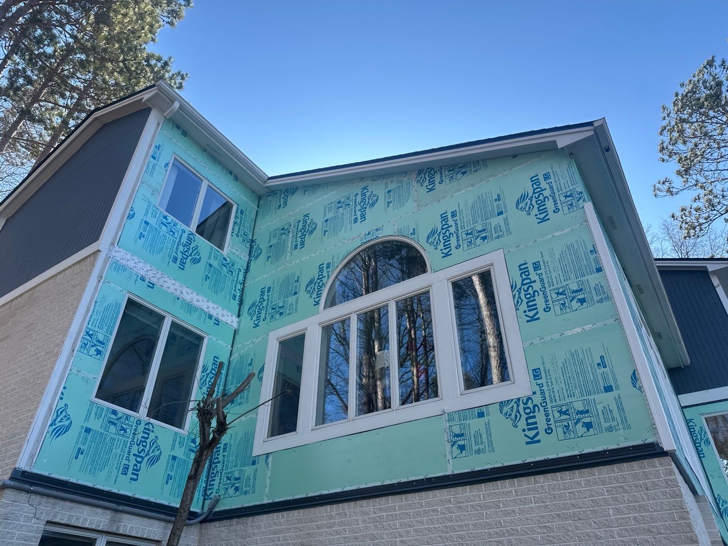 Siding Replacement using Certainteed Monogram D5 Pacific Blue by 180 Contractors