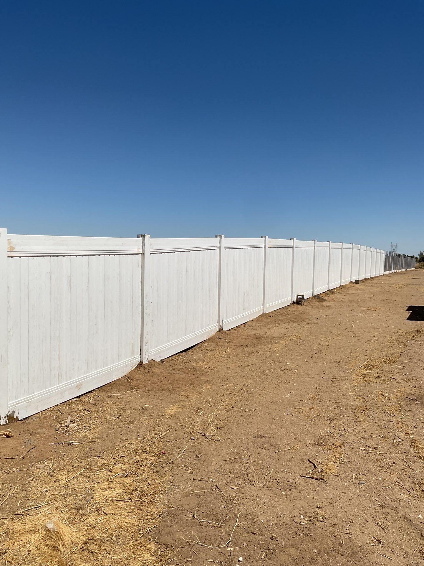 Fence Installation using Vinyl by Fence Guys Inc. 