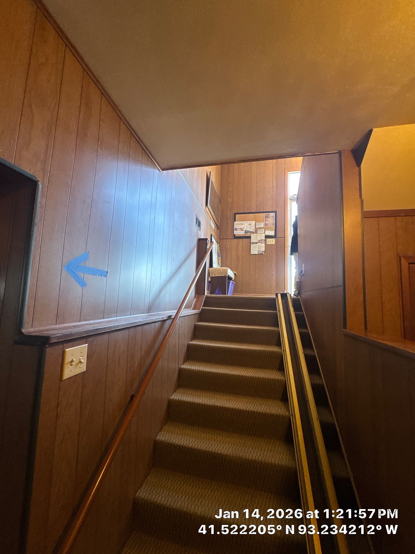 Interior Stairwell Transformation – Before & After by Midwest Paint LLC