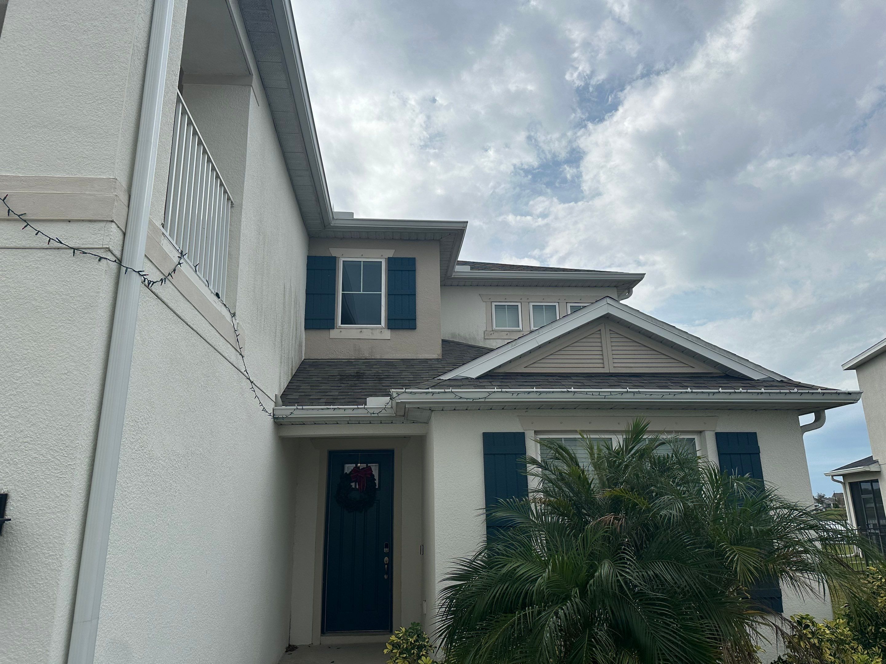 Complete House Wash and Exterior Surface Cleaning in Artisan Lakes Community, Palmetto, FL by Sunshine AquaWash