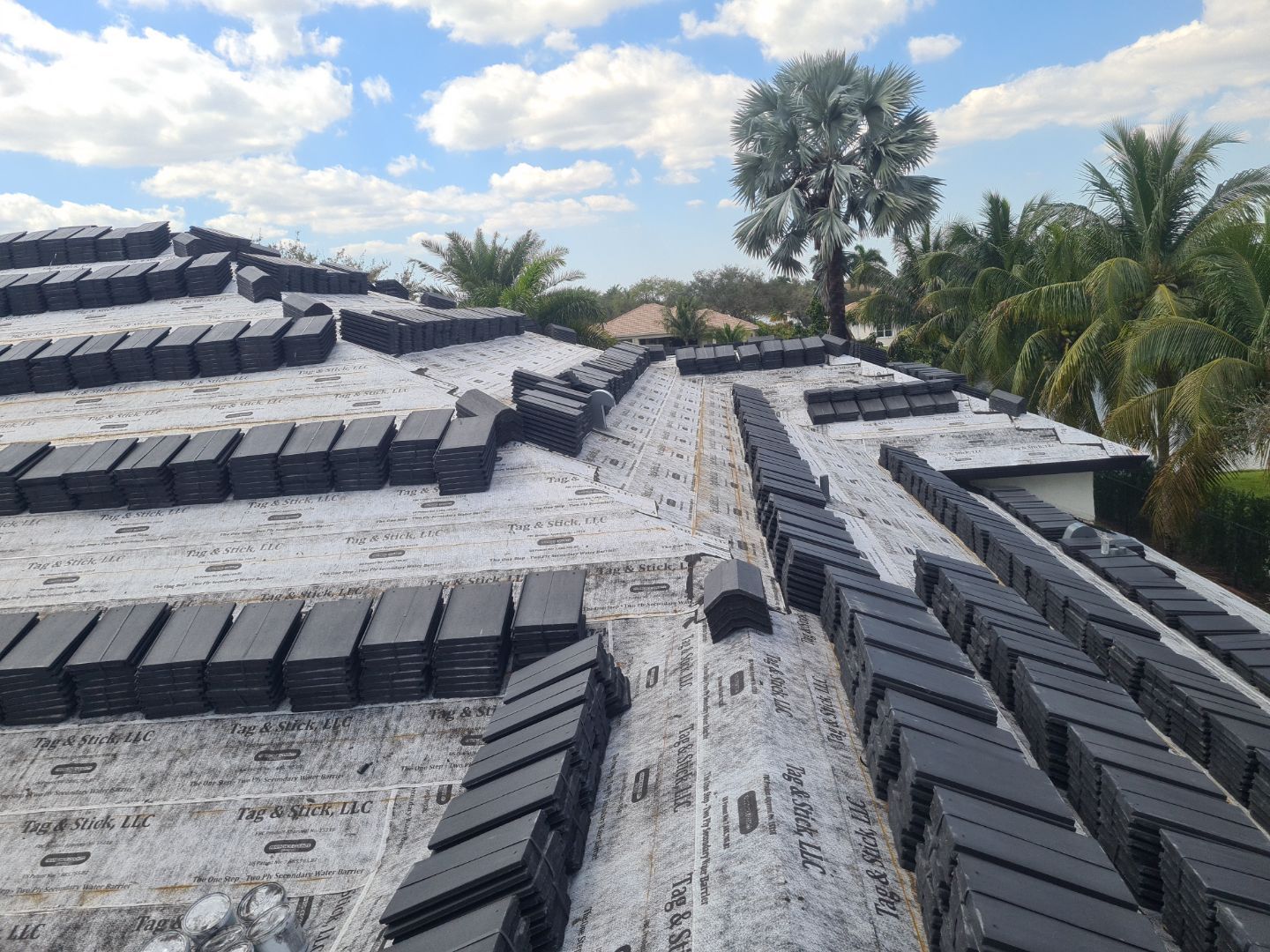 Residential Roofing Installation using Eagle Roofing Tile by BLUES BROTHERS ROOFING