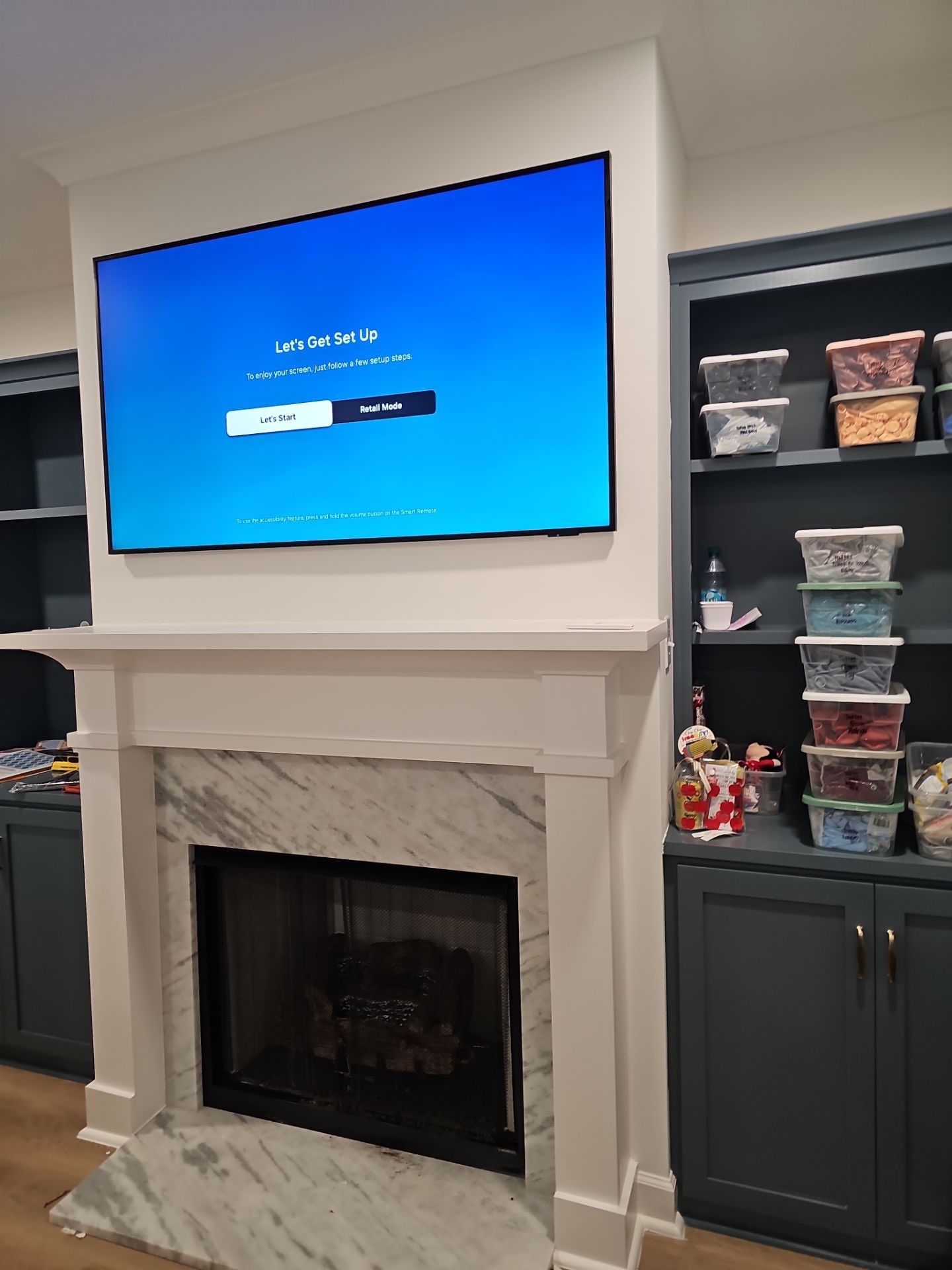 Fireplace TV Mounting Projects by Hangman Mounting & Installation 