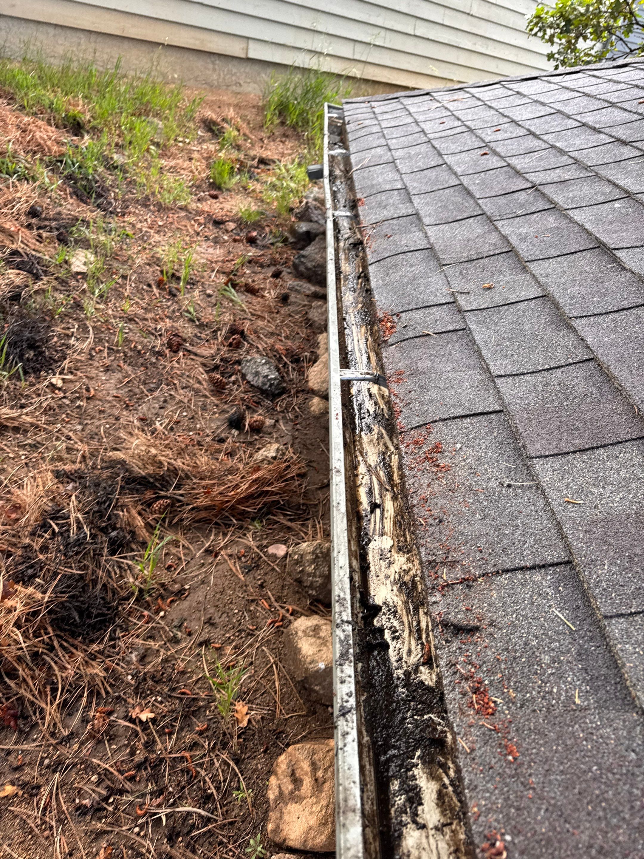 Commercial gutter cleaning Colorado Springs, CO after photo with clean gutters