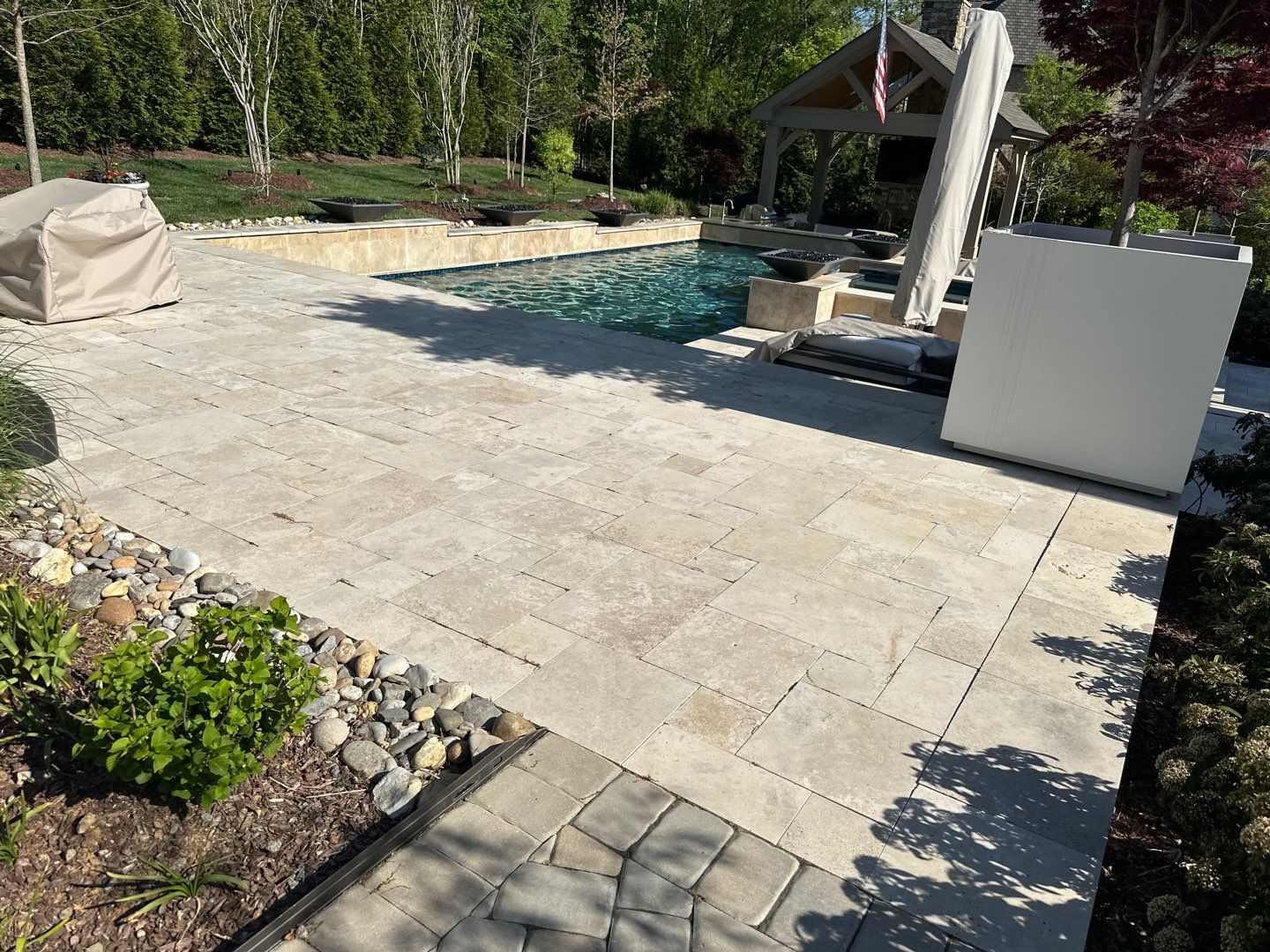 Pool Deck using Wood Sealant by DuraSeal